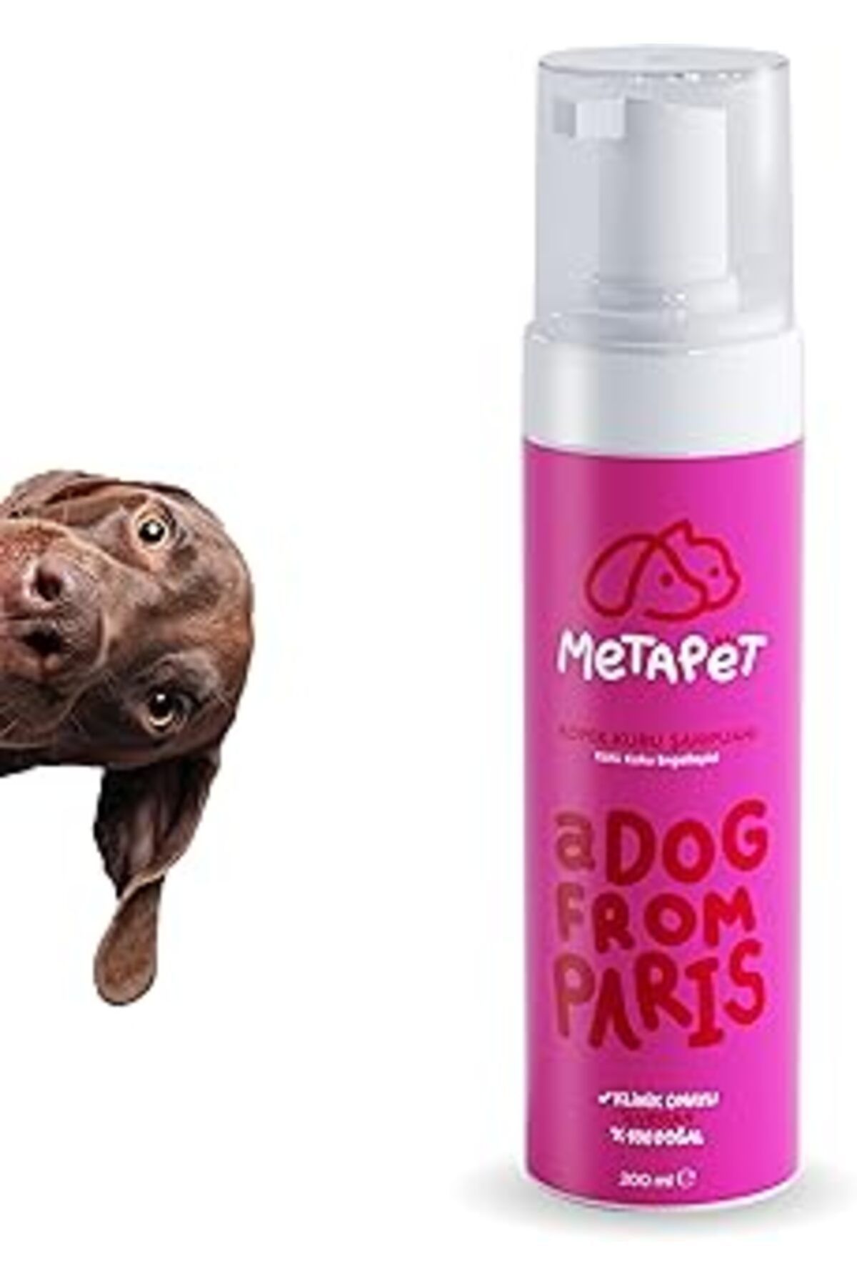 Mu Art Ahşap Metapet Koku Giderici Kuru Köpük Köpek Şampuanı, Doğal Ve Organik Hassas Ciltli Yavrular Için Uygun