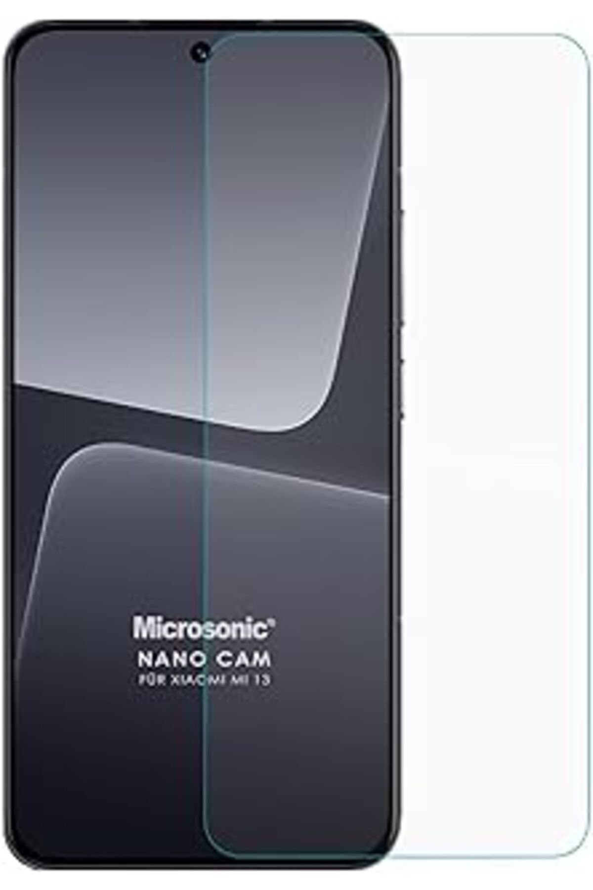 Pazarcan Microsonic Xiaomi Mi 13 Nano Glass Cam Ekran Koruyucu [Mi 13 Ile Uyumlu Ekran Koruyucu - Şeffaf]