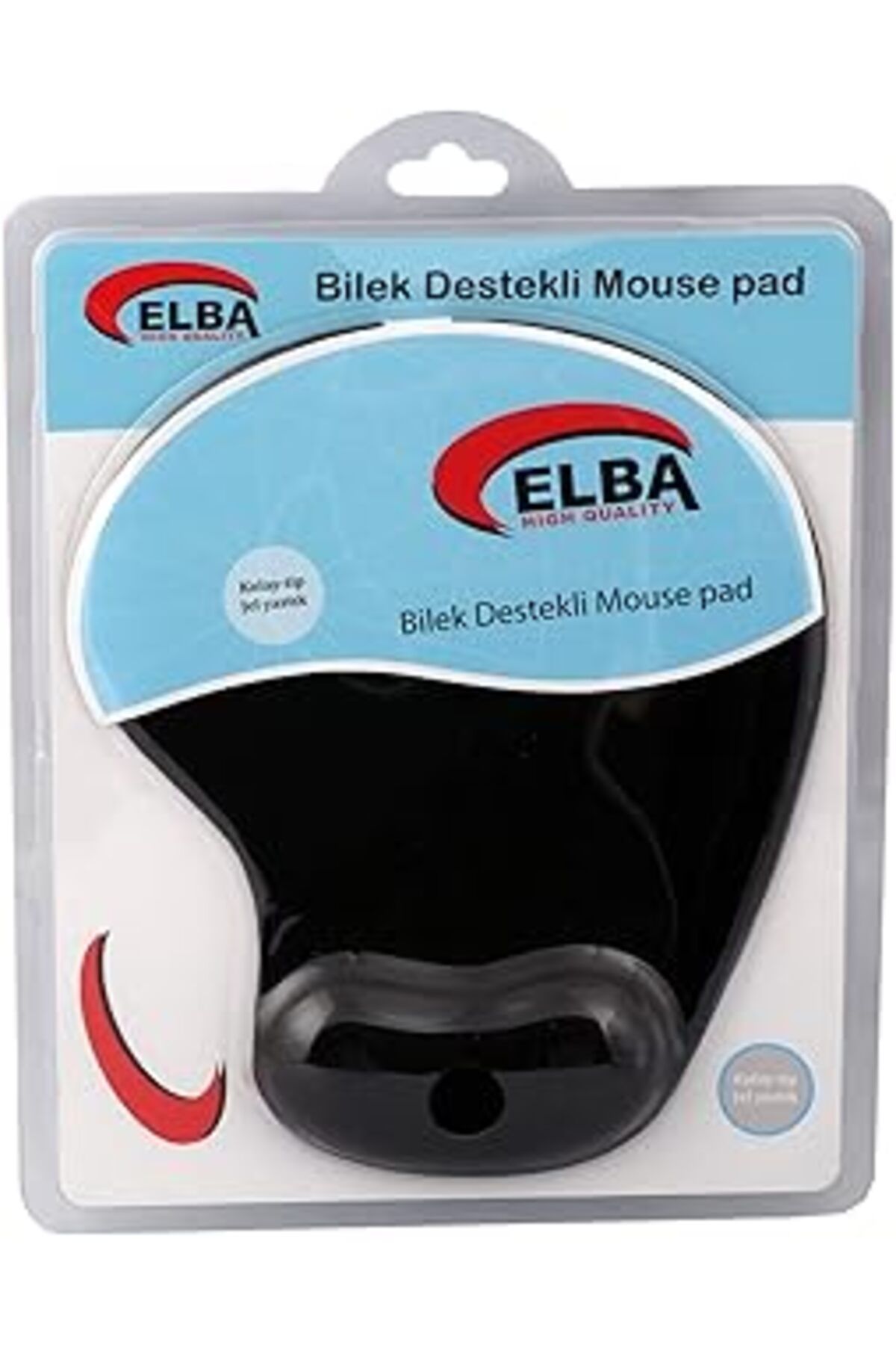Mu Art Ahşap Elba K06152 Bileklikli Jel Mouse Pad Siyah