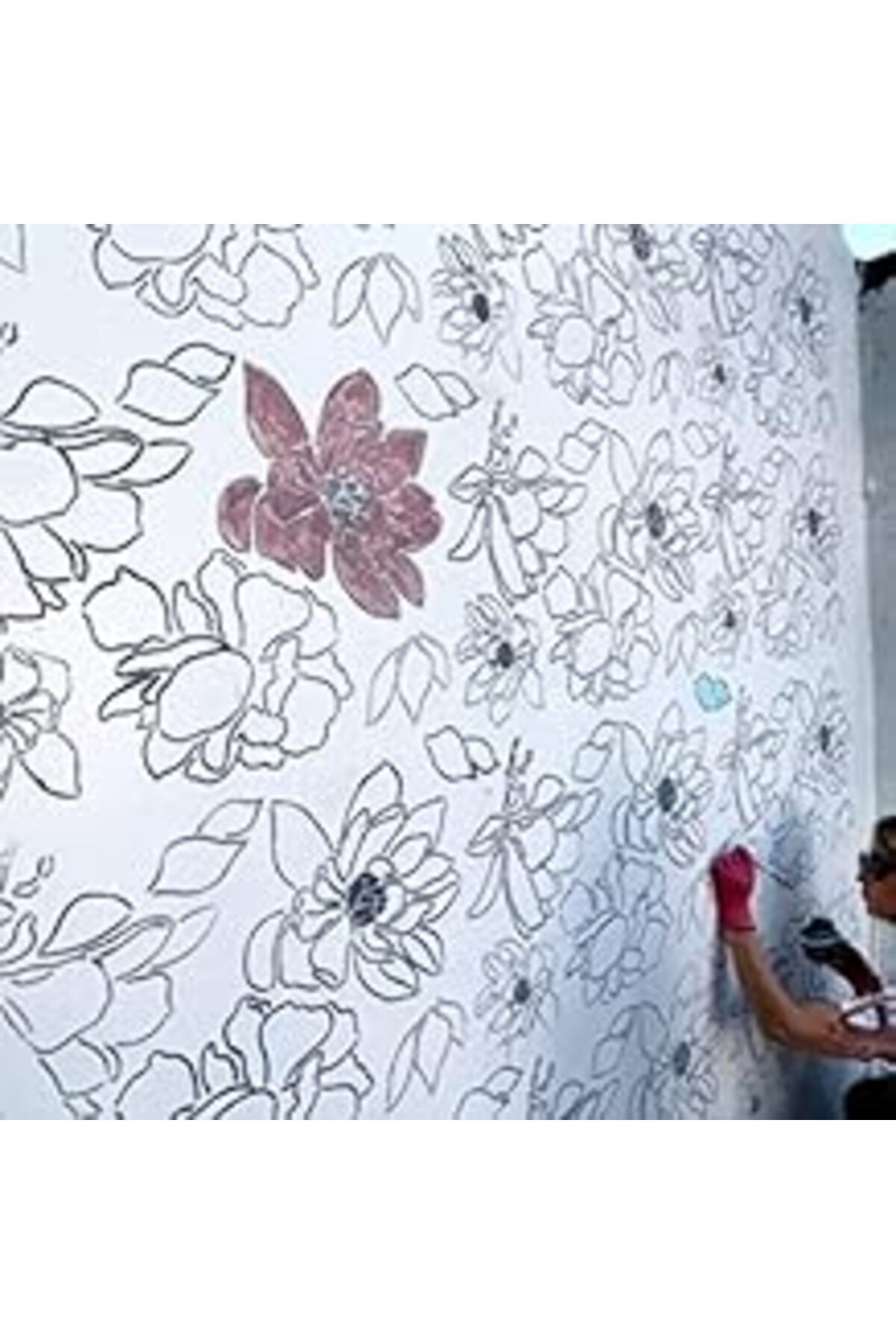 robotrend Artikel Geometrik Desenler -3 Stencil Boyama Şablonu 50x70 Cm, Duvar Stencil, Fayans Stencil, Mobi