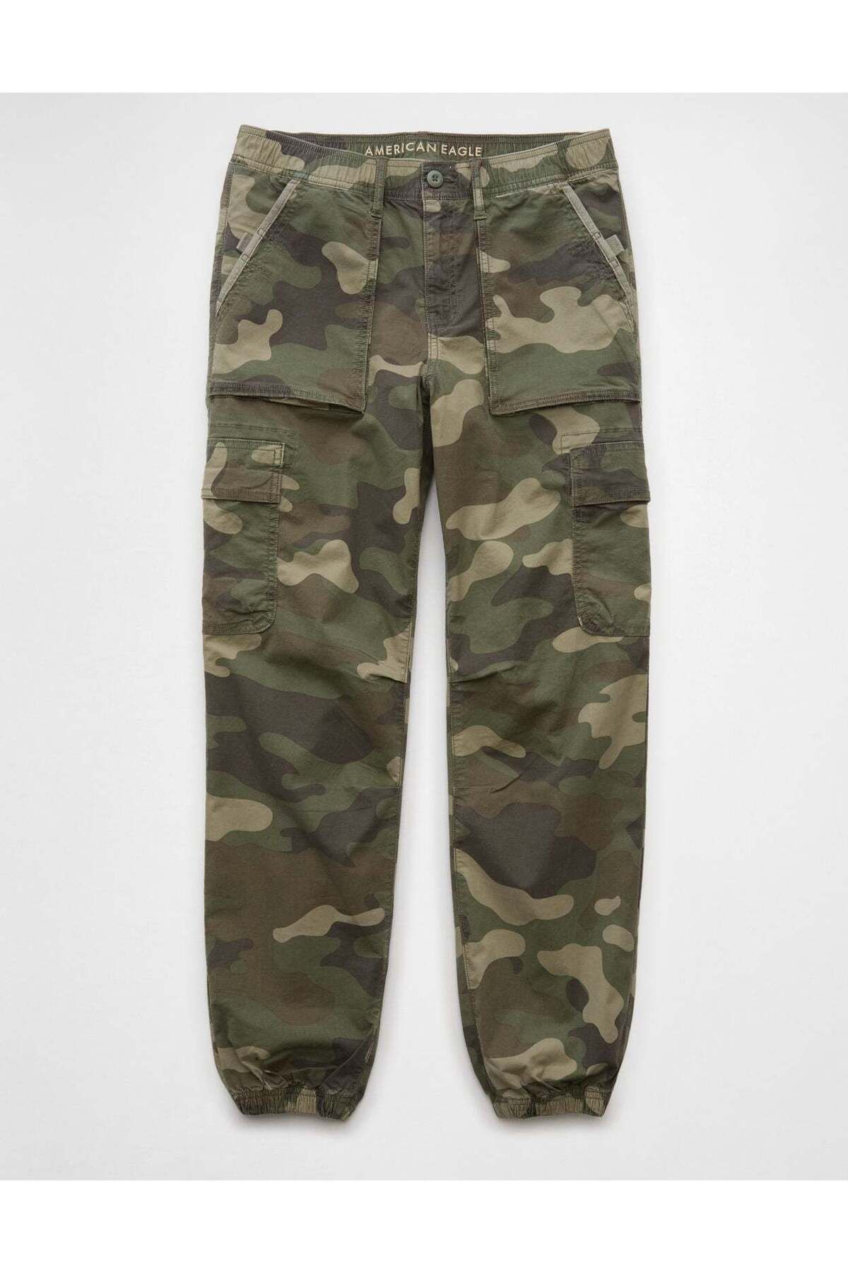 AMERICAN EAGLE-بنطلون رياضي فضفاض بخصر عالٍ من Ae Stretch 4