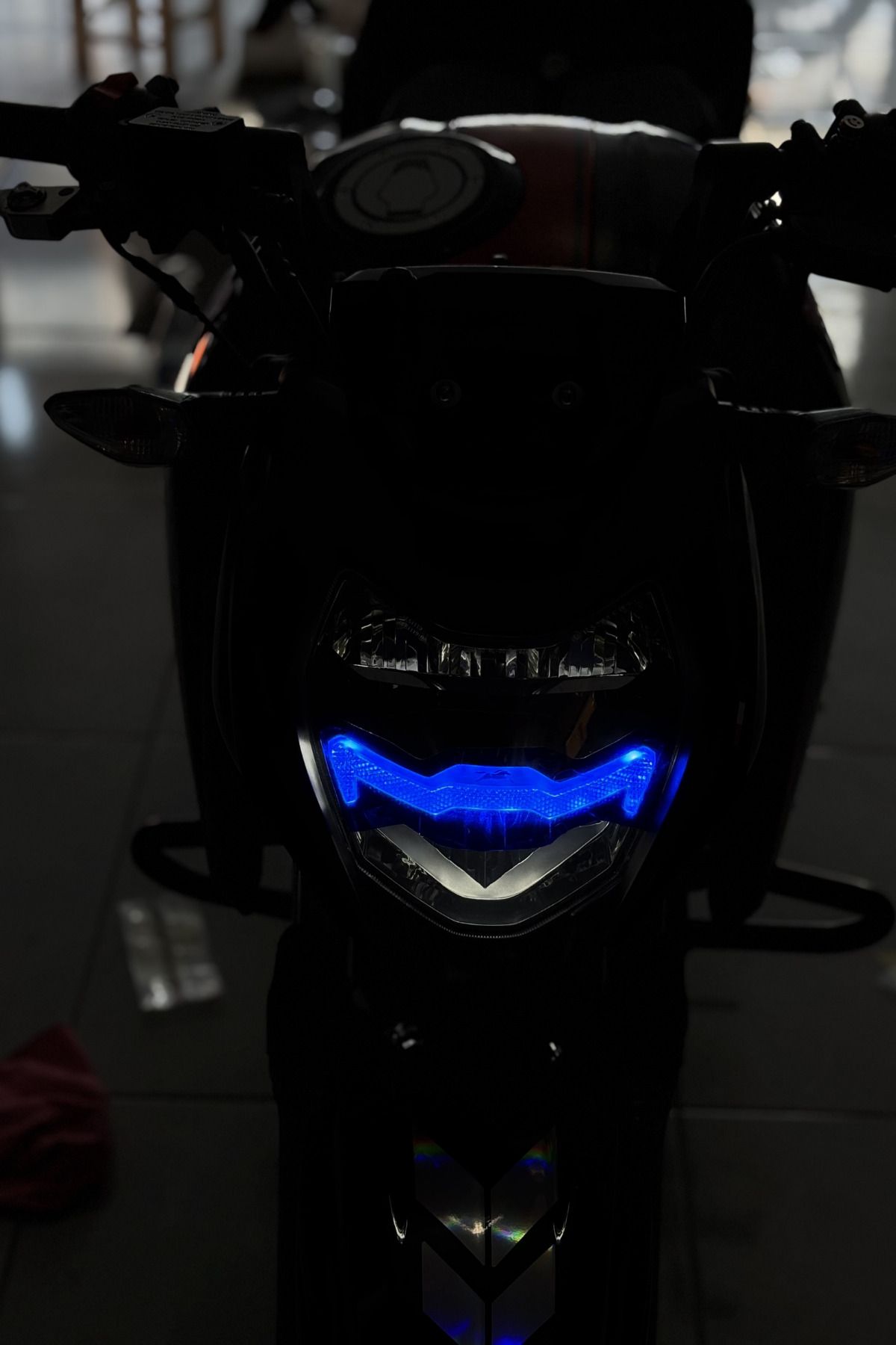 Banxtre-Blue Color Headlight Design Foil Sticker Lable for Tvs Apache Rtr 200 5