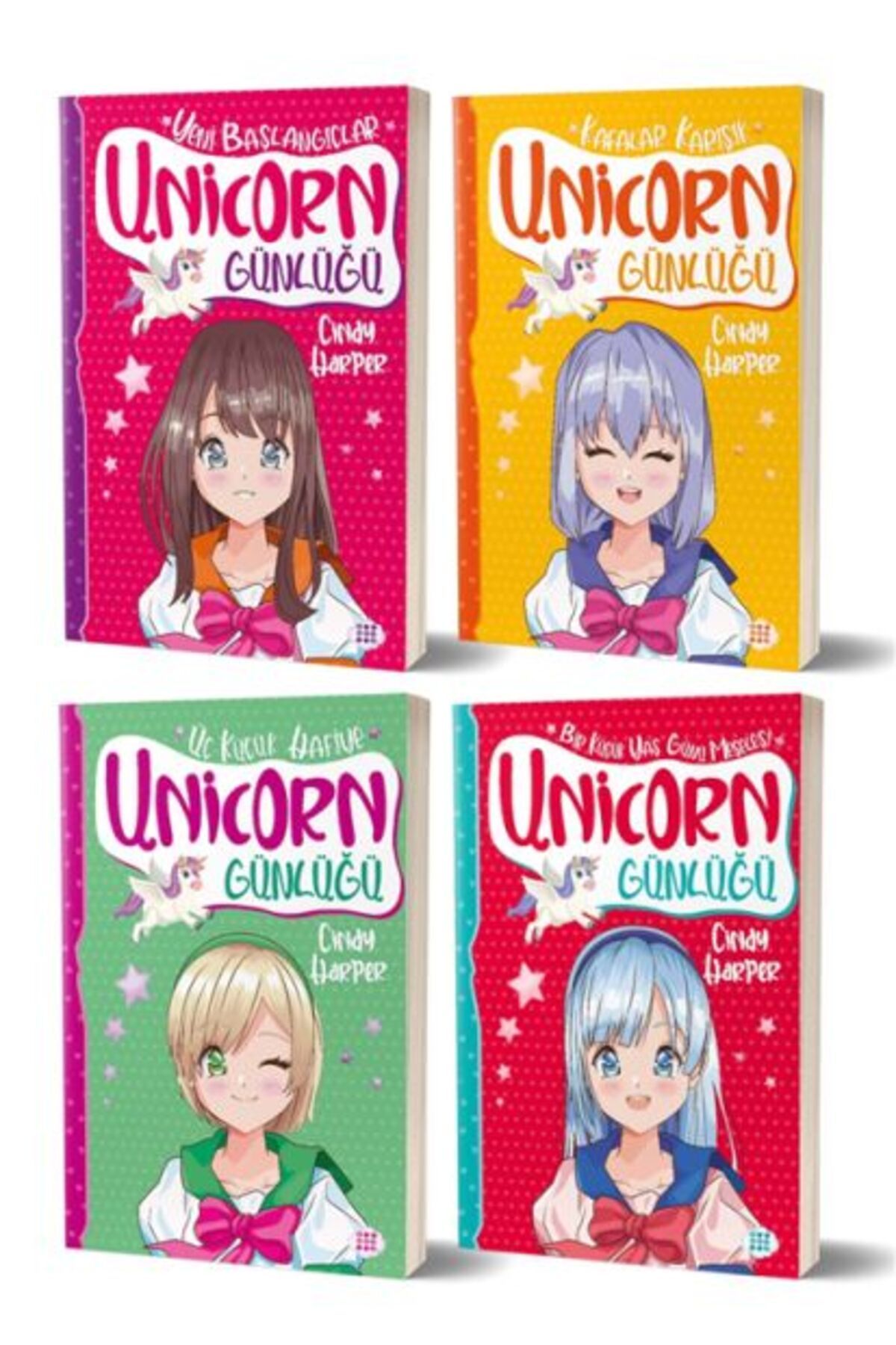 Dokuz Çoçuk Unicorn Günlüğü Serisi (4 Kitap Takım)