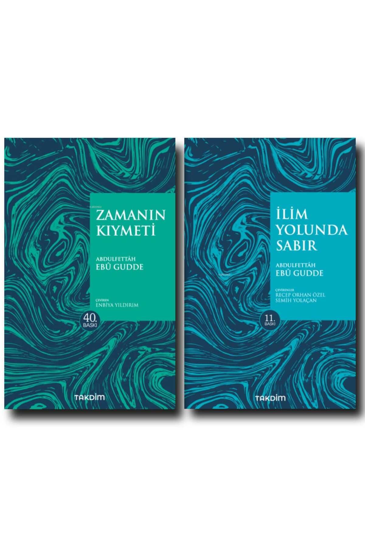 Takdim ZAMANIN KIYMETİ / İLİM YOLUNDA SABIR / ABDULFETTAH EBU GUDDE 2 KİTAP SET