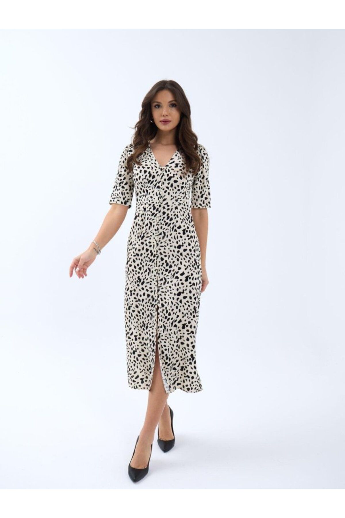 TUA MODA TUA MODA 6369 ELBİSE-NAPOLİ