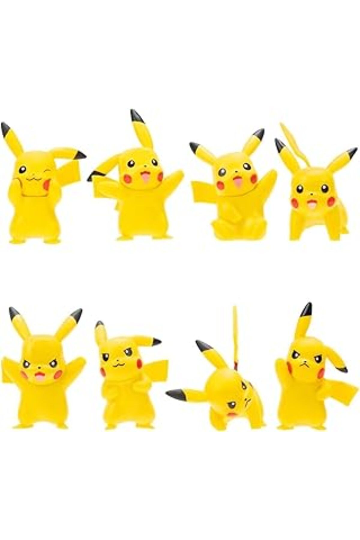 NETWORK ART Pokemon Battle 8'Li Figür Seti - Pikachu Set