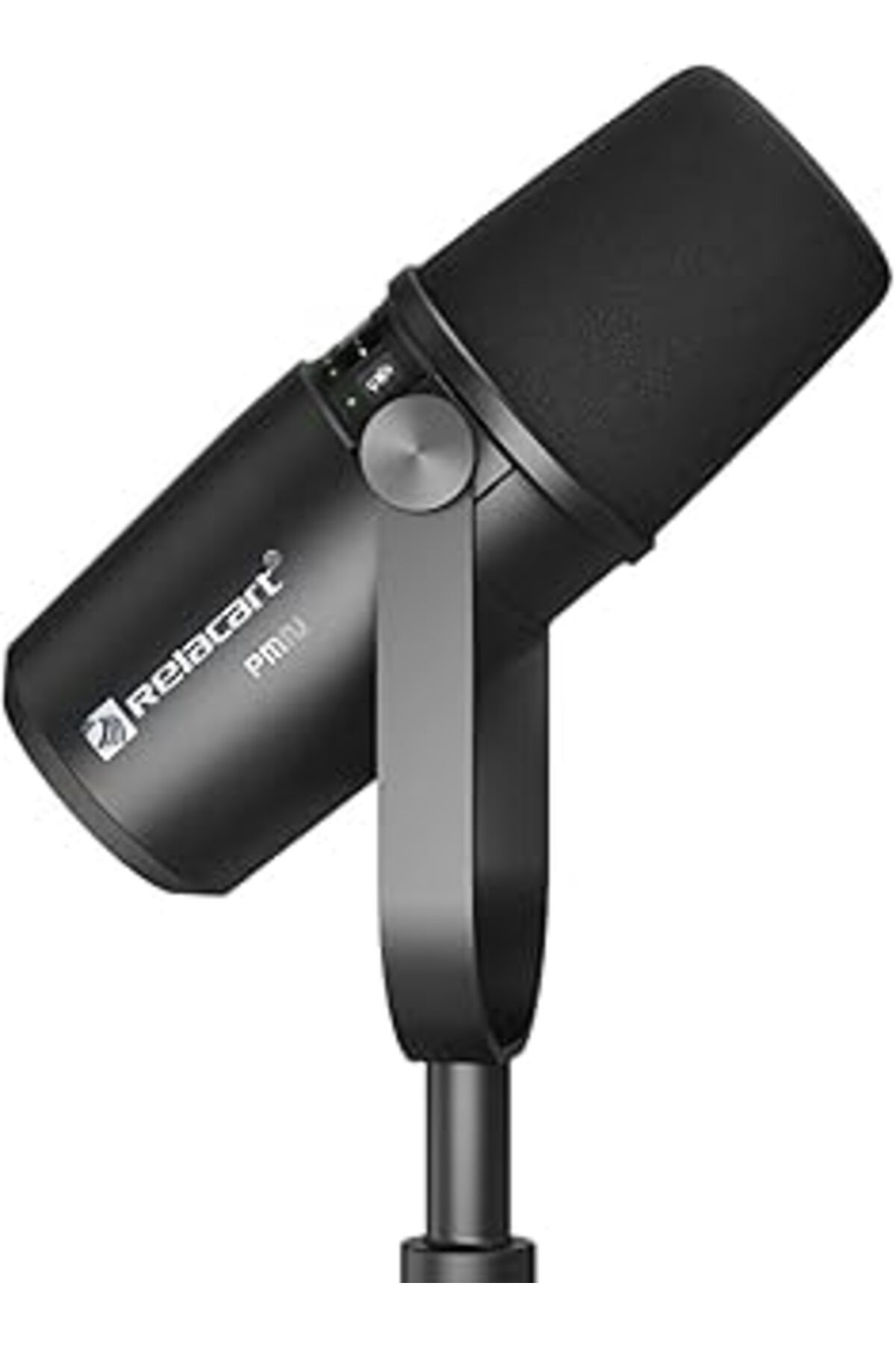 Relacart Pm2 Black | Kardioid Dinamik Podcast Mikrofonu | Usb-C & Xlr (Pc | Mac | Ios | Android Uyu
