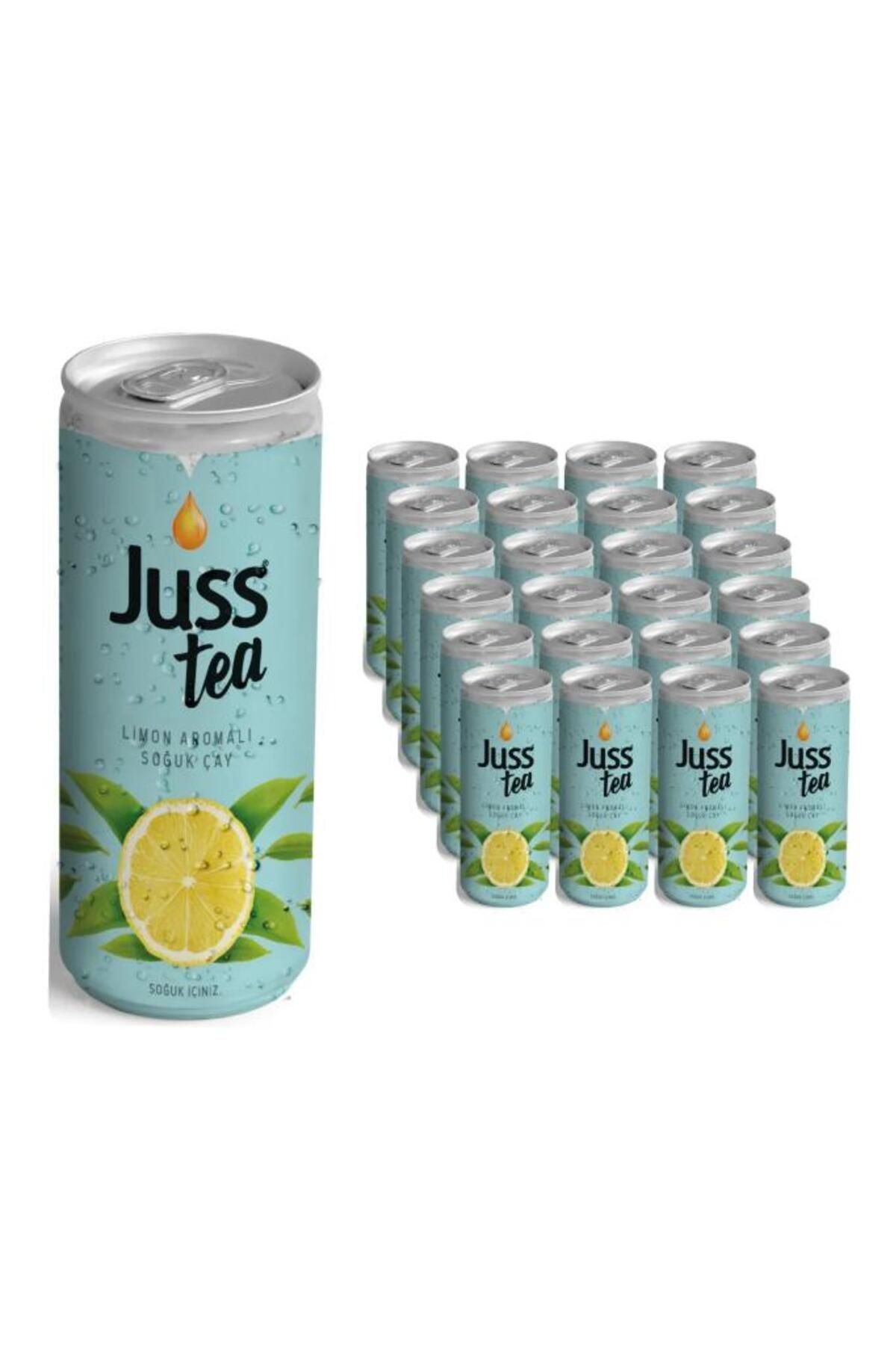 JUSS Tea Limon Aromalı Soğuk çay 250ML x24 Adet
