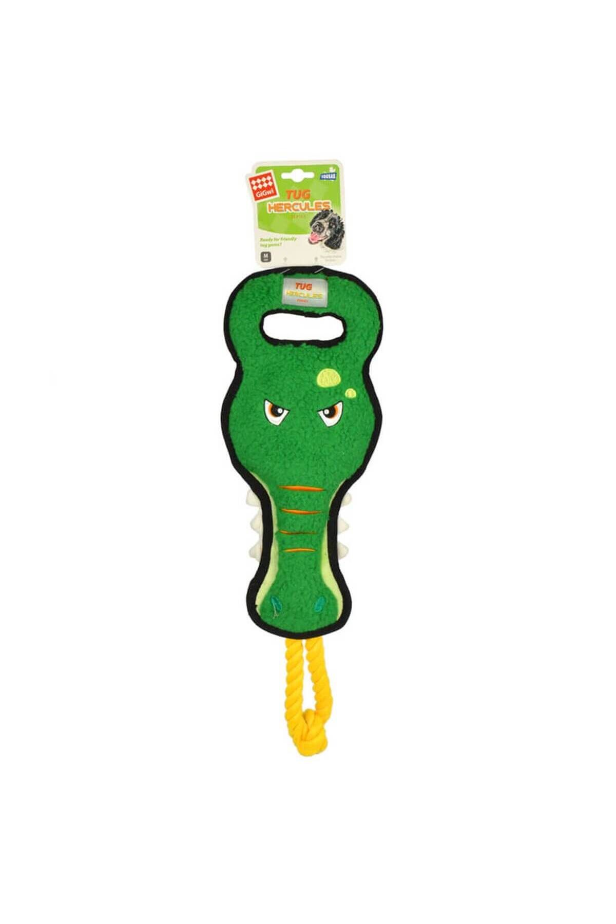 Gigwi-Crocodile Model Dog Toy with Dental String and Grip 1