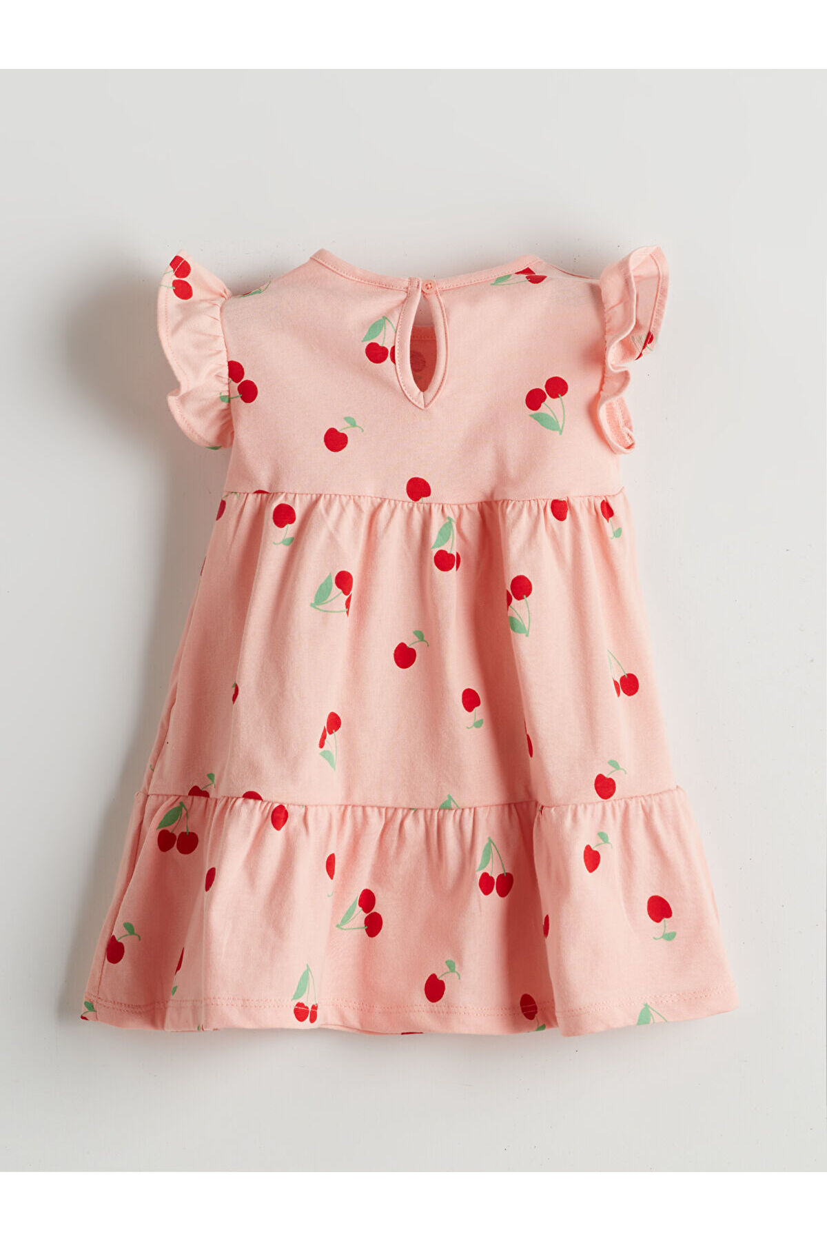 LC Waikiki LCW baby Pembe Kiraz Baskılı Kız Bebek Elbise fotoğrafı 2 (önizleme)
