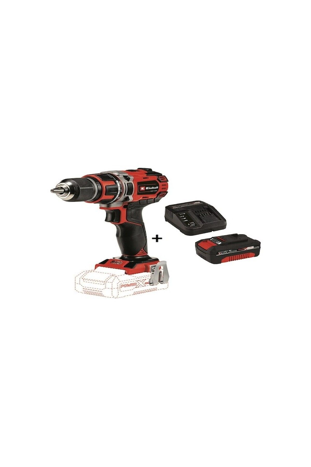 Einhell TE-CD 18/50 Li BL Matkap Vidalama Makinesi + 4.0 Ah Starter Kit