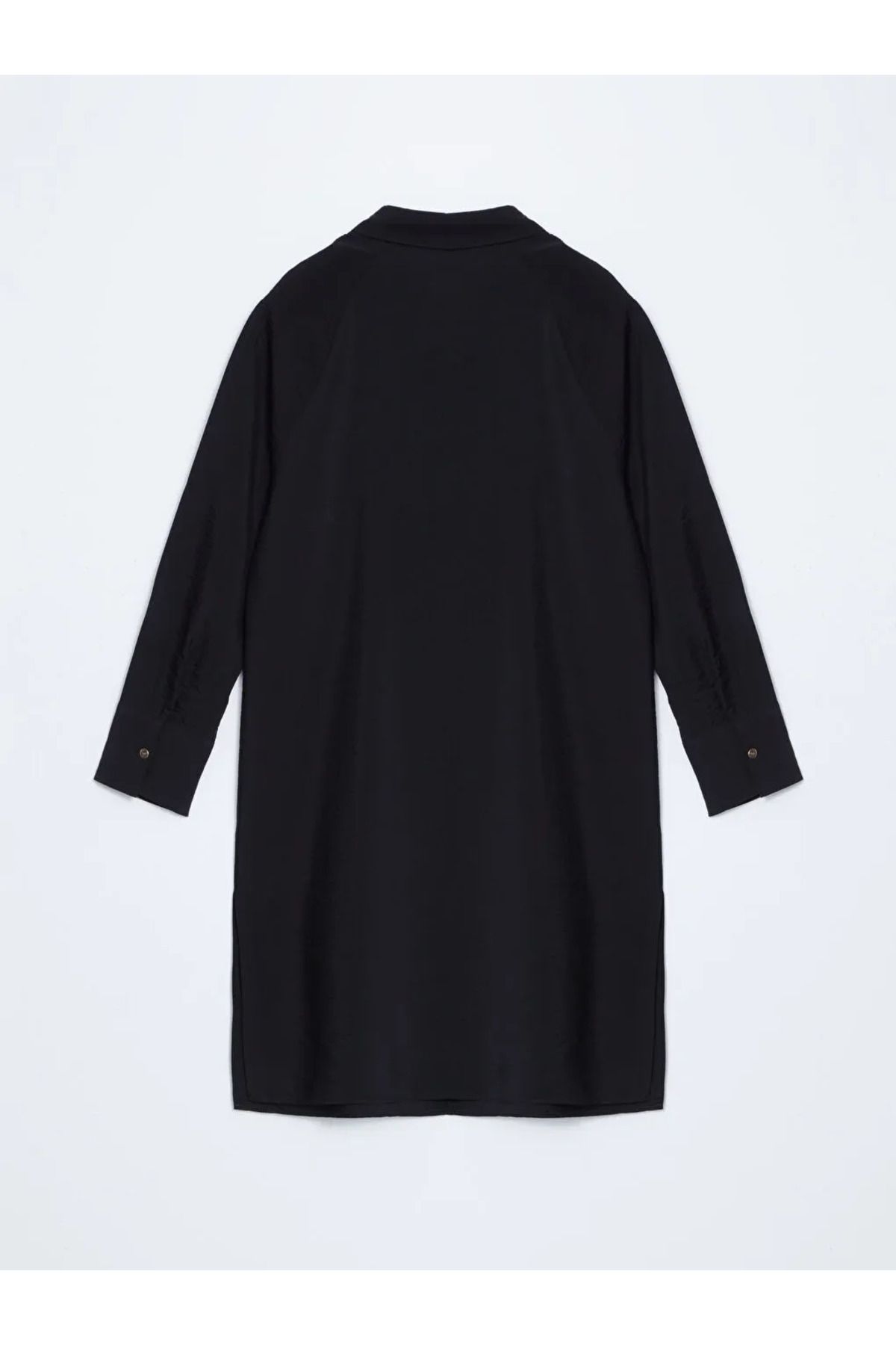 LCW Modest Bej Dokulu Kadın Gömlek Tunik - 6