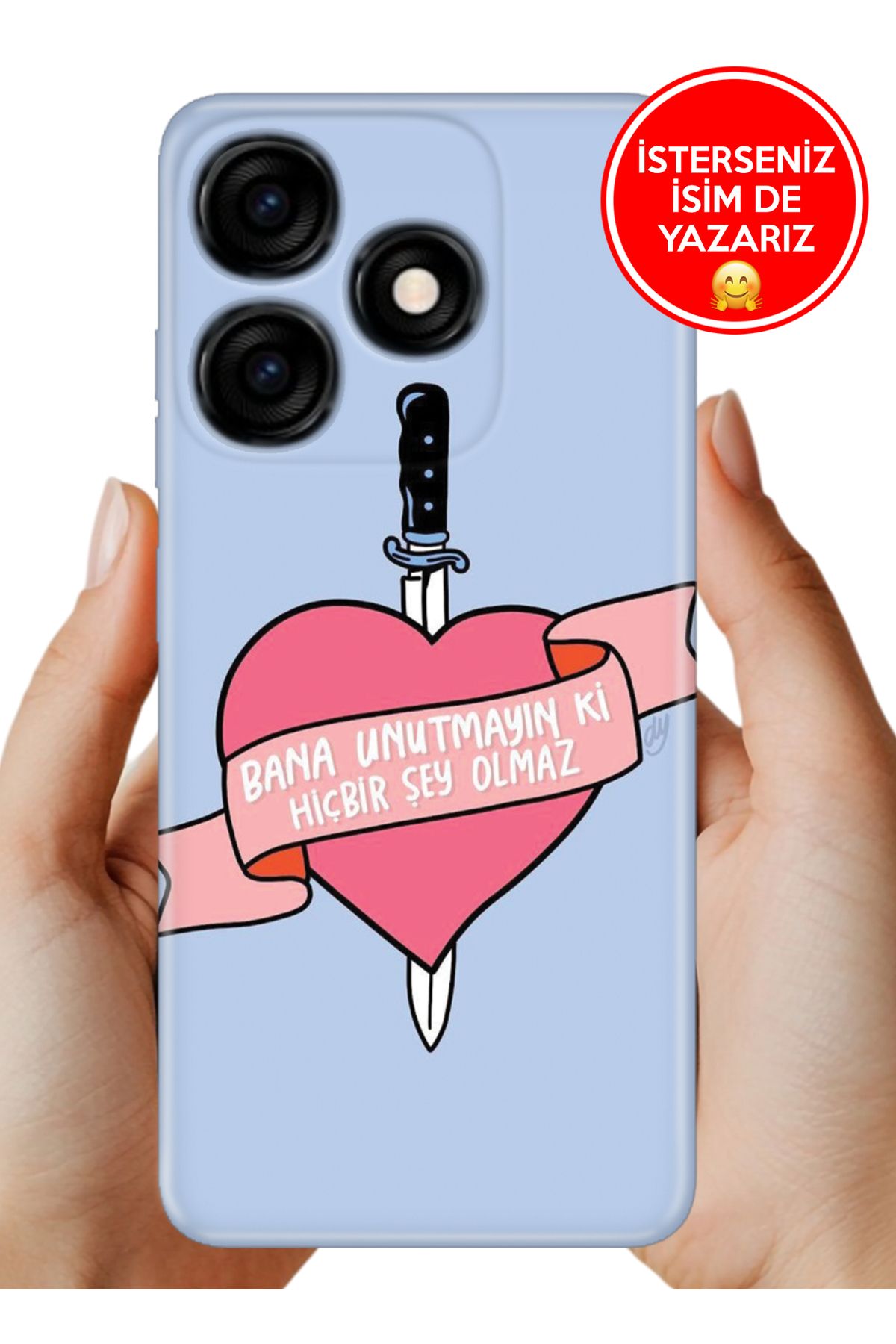 TECNO Spark Go 2023 Kılıf Cekuform Desenli Art Silikon Bana Bir şey Olmaz