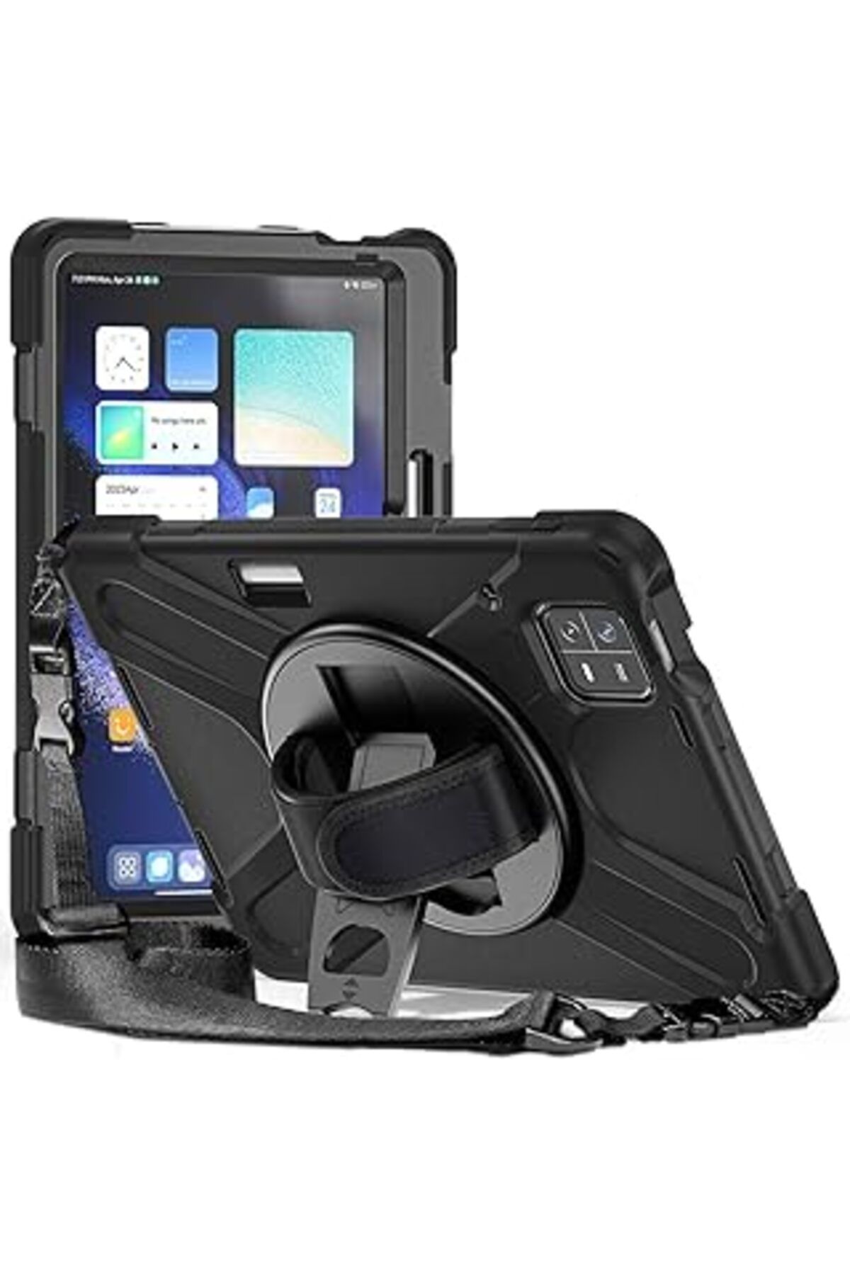 robotrend İle Uyumlu Pad 6 Defender Tablet Silikon Siyah
