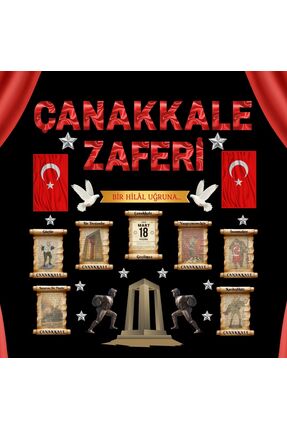 Ti Play ÇANAKKALE ZAFERİ PANO SÜSÜ KARTON