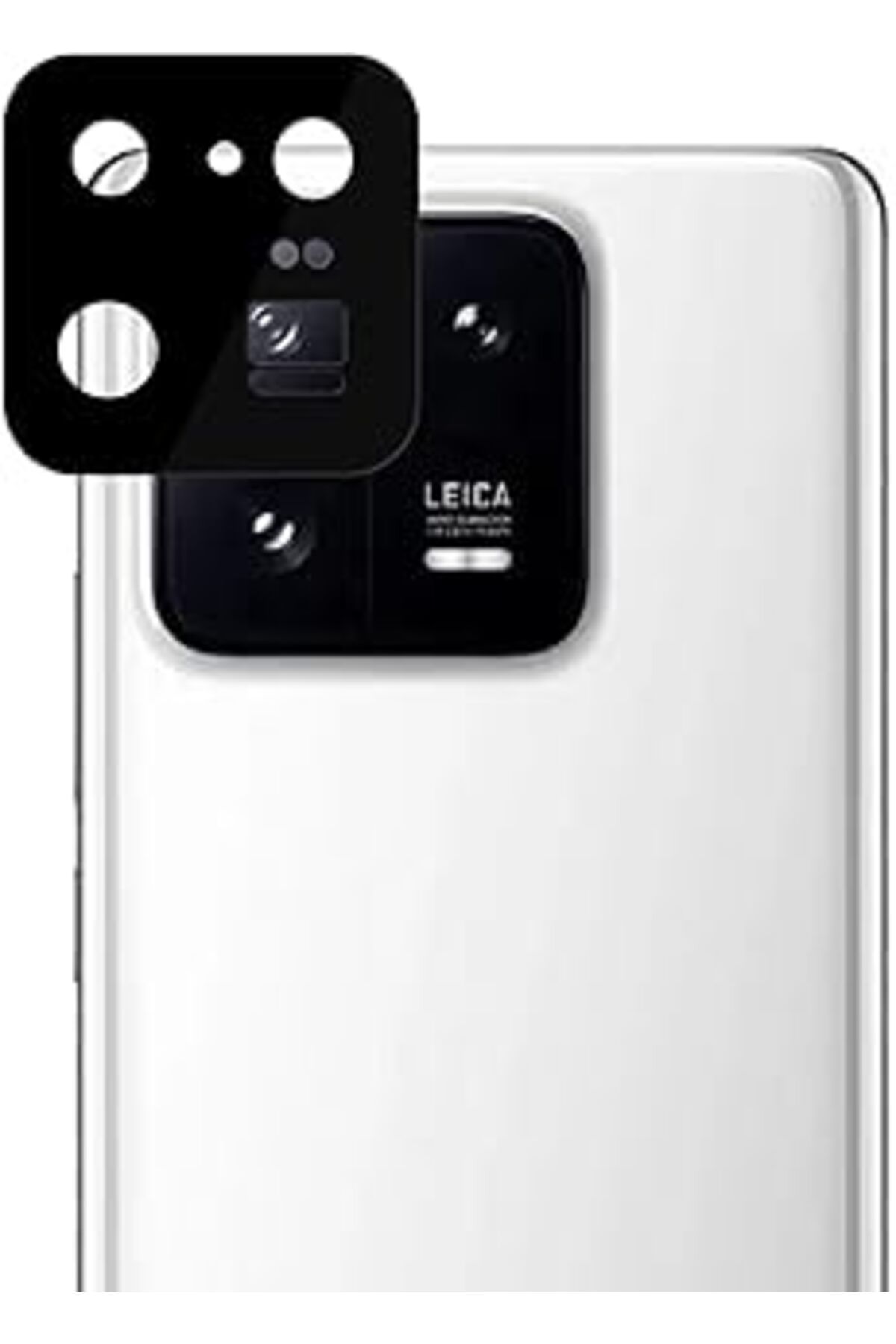 Pazarcan Microsonic Xiaomi Mi 13 Pro Kamera Lens Koruma Camı V2 Siyah