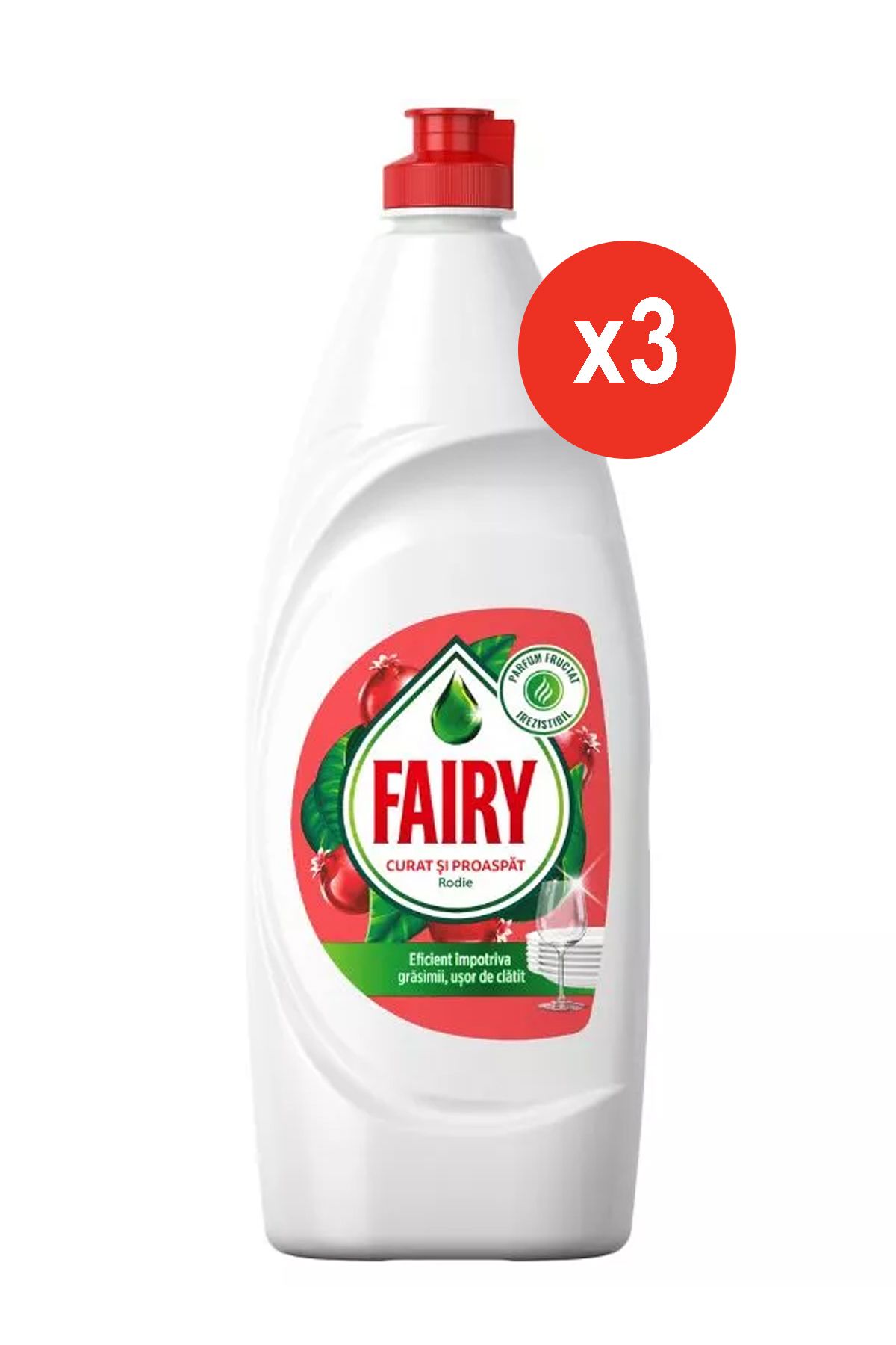 Fairy Detergent Lichid De Spălat Vase 750ml Rodia X 3 - One Size