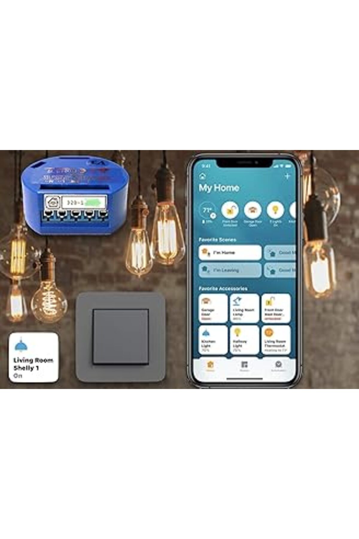 starnewstore-Shelly 1 to Wi-Fi Light Switch/Smart Relay 16A Homekit Software 1