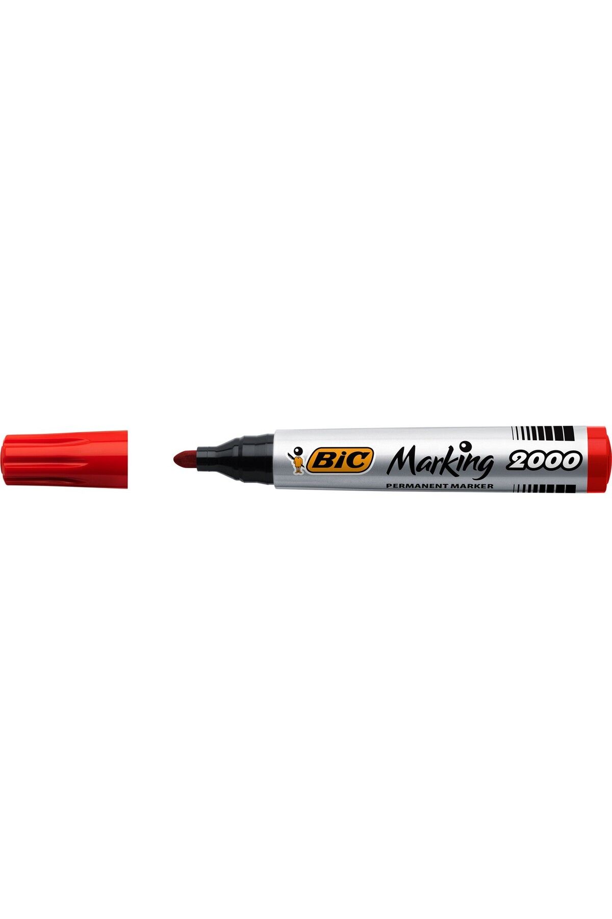 Bic-Marking 2000 Permanent Marker Round Tip Red Box of 12 3