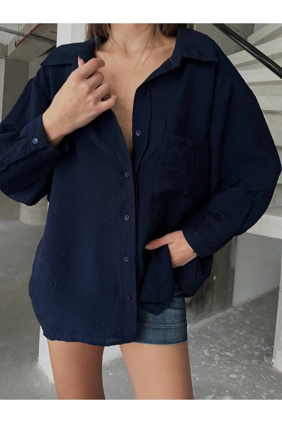Bak'ap-Premium Summer Low Sleeve Pocket Detailed Shirt 2