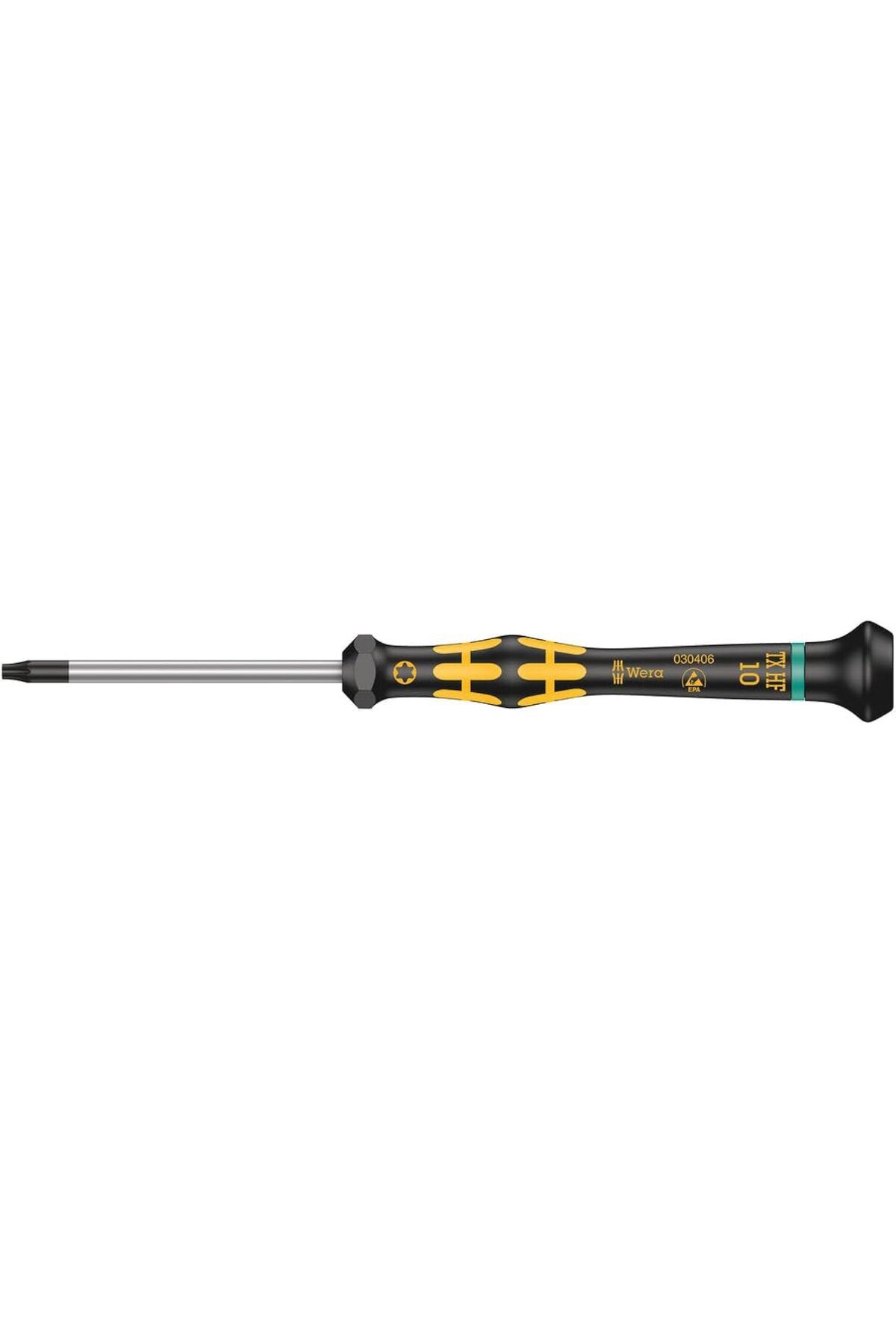 Pİ GLOBAL Wera 1567 Torx Hf Kraftform Tutma Fonksiyonlu Mikro Tornavida, Tx 10 X 60 Mm, Wera 05030406001