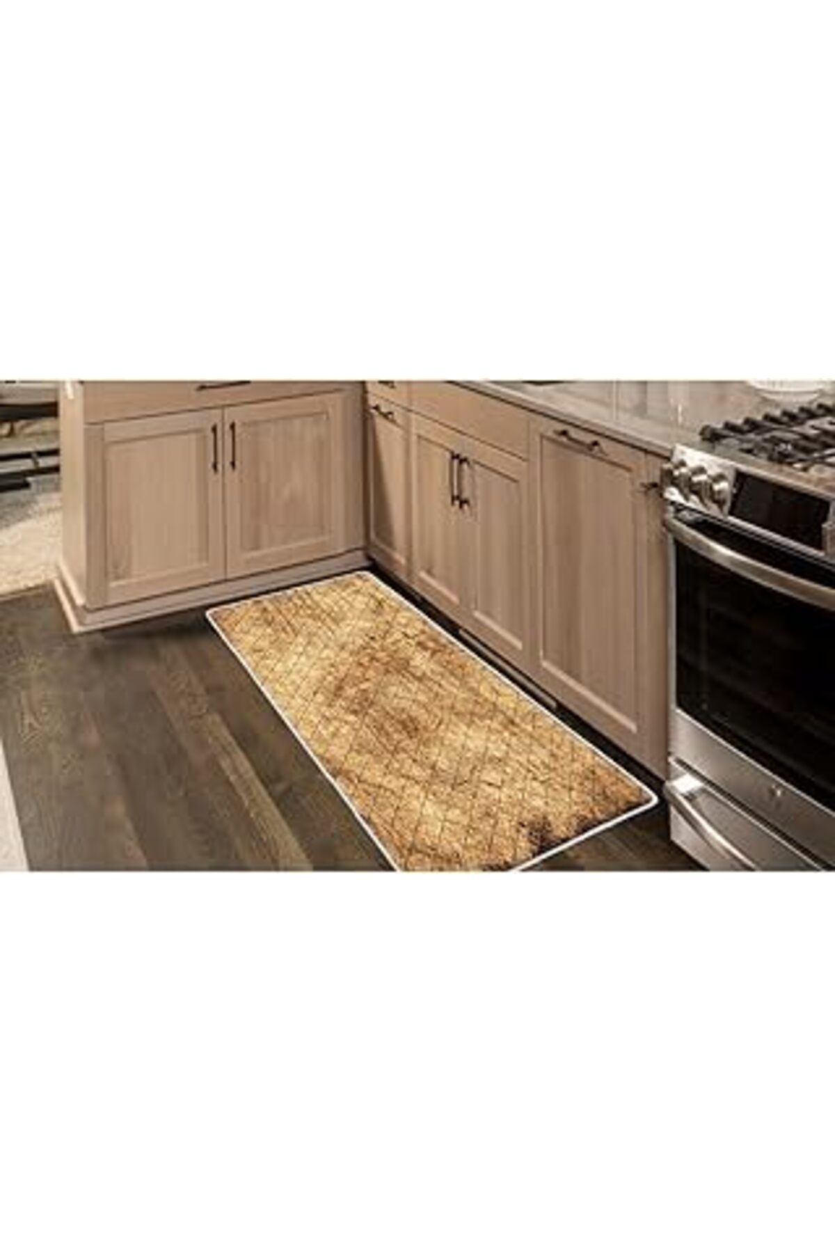 robotrend Colorix Carpet Kaymaz Taban Tezgah Önü Mutfak Paspası 75X150 Cm No: 681