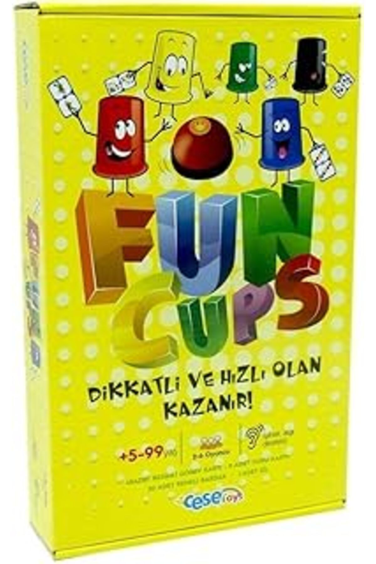 Mu Art Ahşap Sole Fun Cups Bardak Oyunu