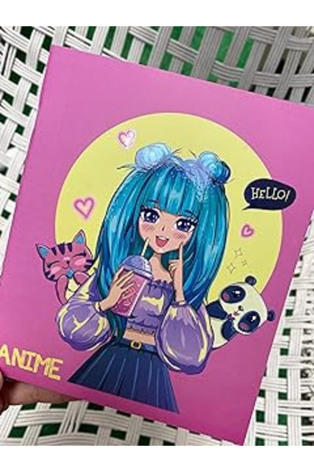 Mu Art Anime Kız Not Defteri Özel Tasarım