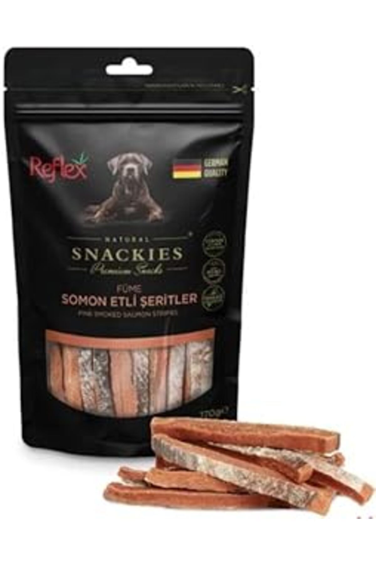 shop Smoked Salmon Stripes Dogr Treat 170 Gr