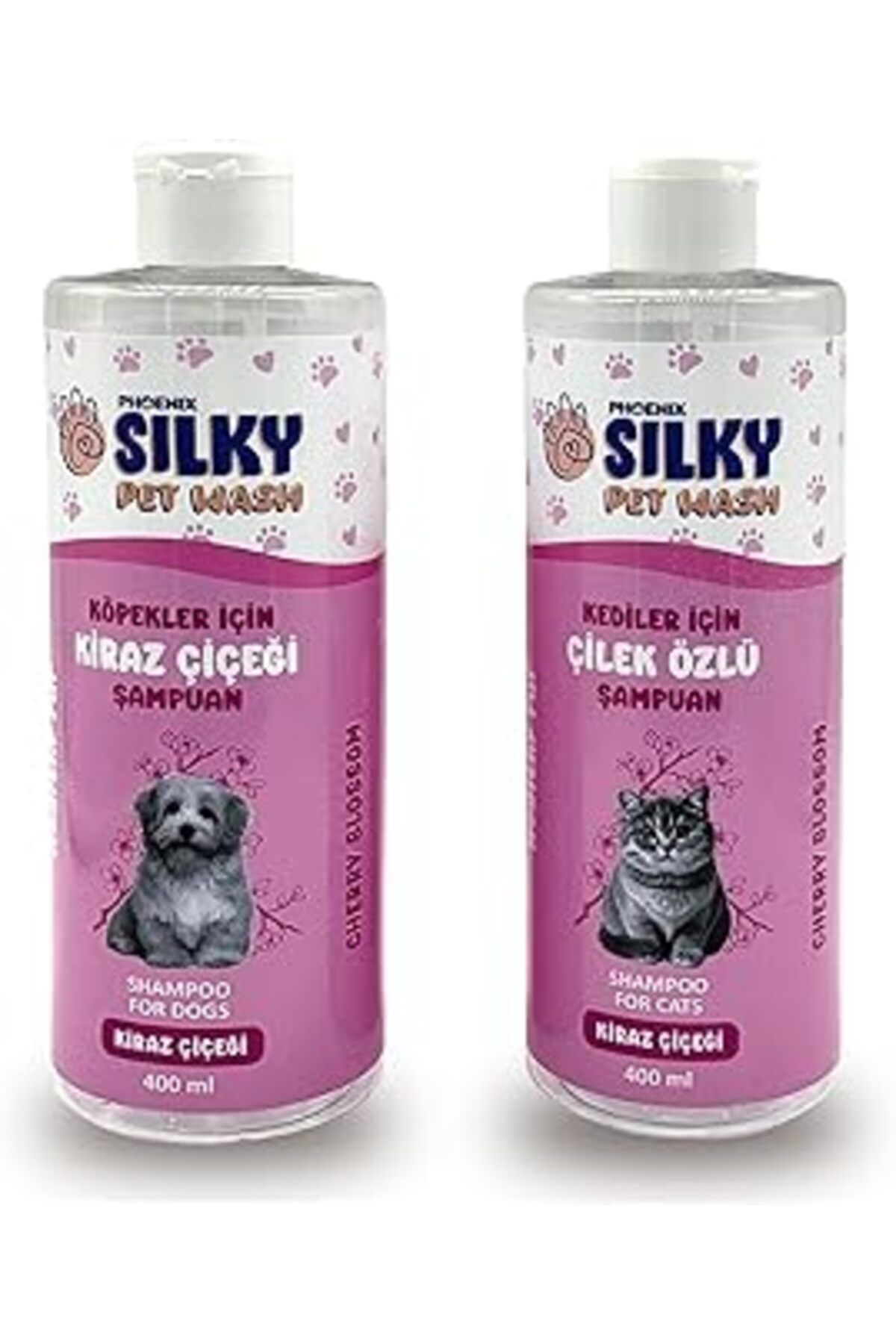 Mu Art Ahşap Silky Pet Wash - Köpek Ve Kedilere Özel Doğal Kiraz Çiçeği Özlü Şampuan - 400 ml