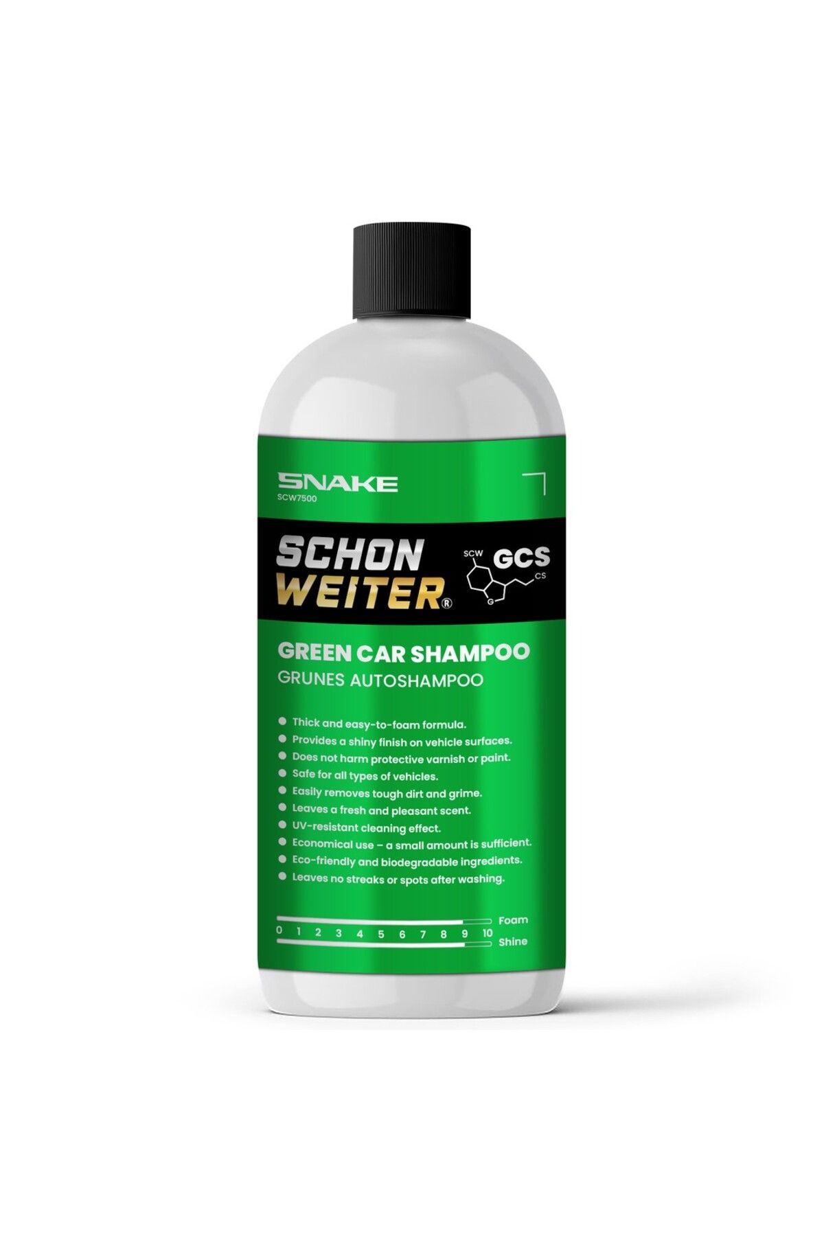 schön weiter GCS Green Car Shampoo Snake 500Ml – Yeşil Cilalı Oto Şampuanı