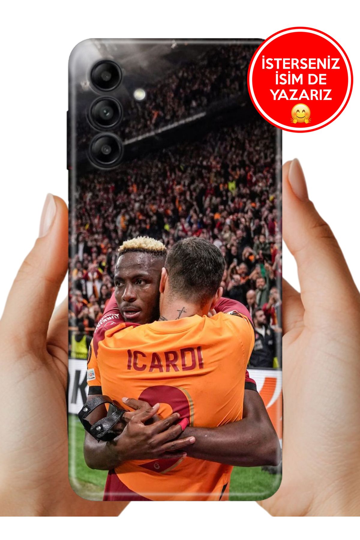 Cekuonline Samsung Galaxy A34 Kılıf Telefon Kılıfı Tasarım Kapak Victor ve Mauro