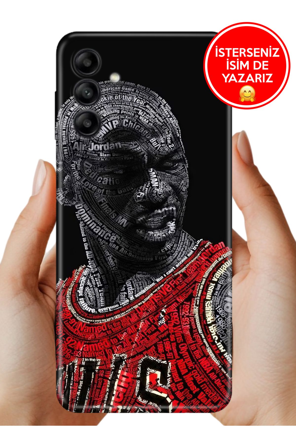 Cekuonline Galaxy A15 SM-A155F Kılıf 0.35 mm Resimli Silikon Jordan23