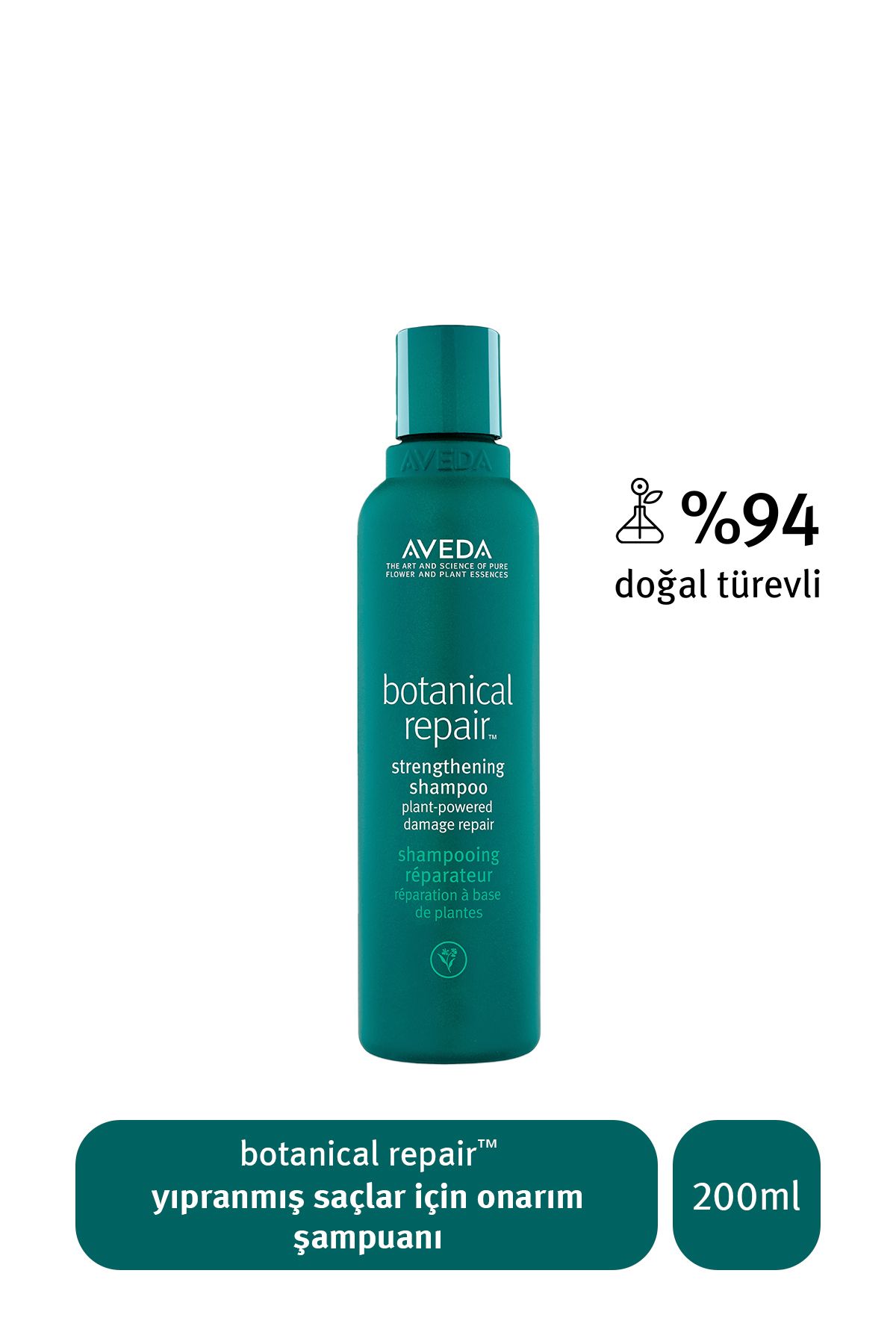 Aveda Botanical Repair Yıpranmış Saçlar için Güçlendirici ve Onarım Şampuanı 200ml /GEM8556996-71233