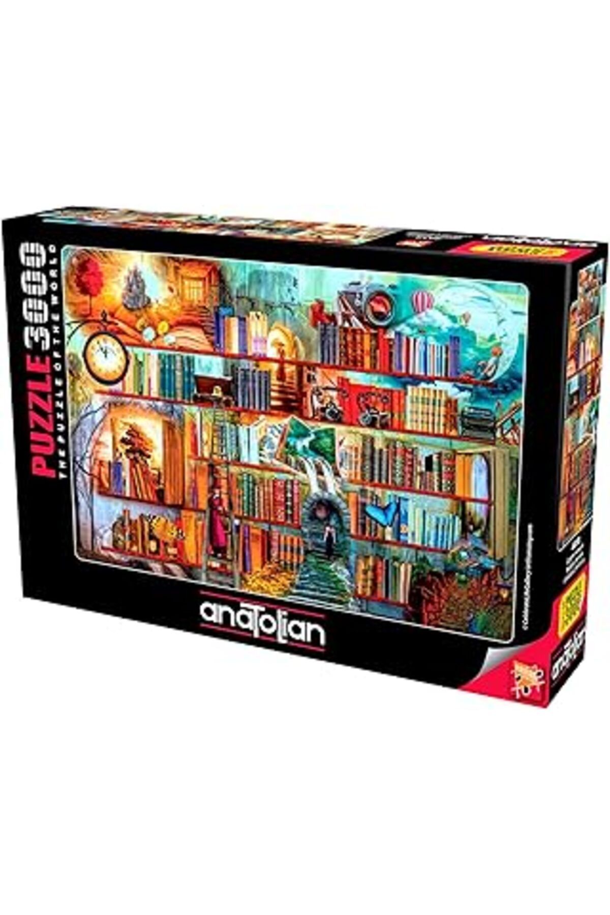 Pazarcan Anatolian Puzzle - Gizemli Kitaplık / 3000 Parça, #4918