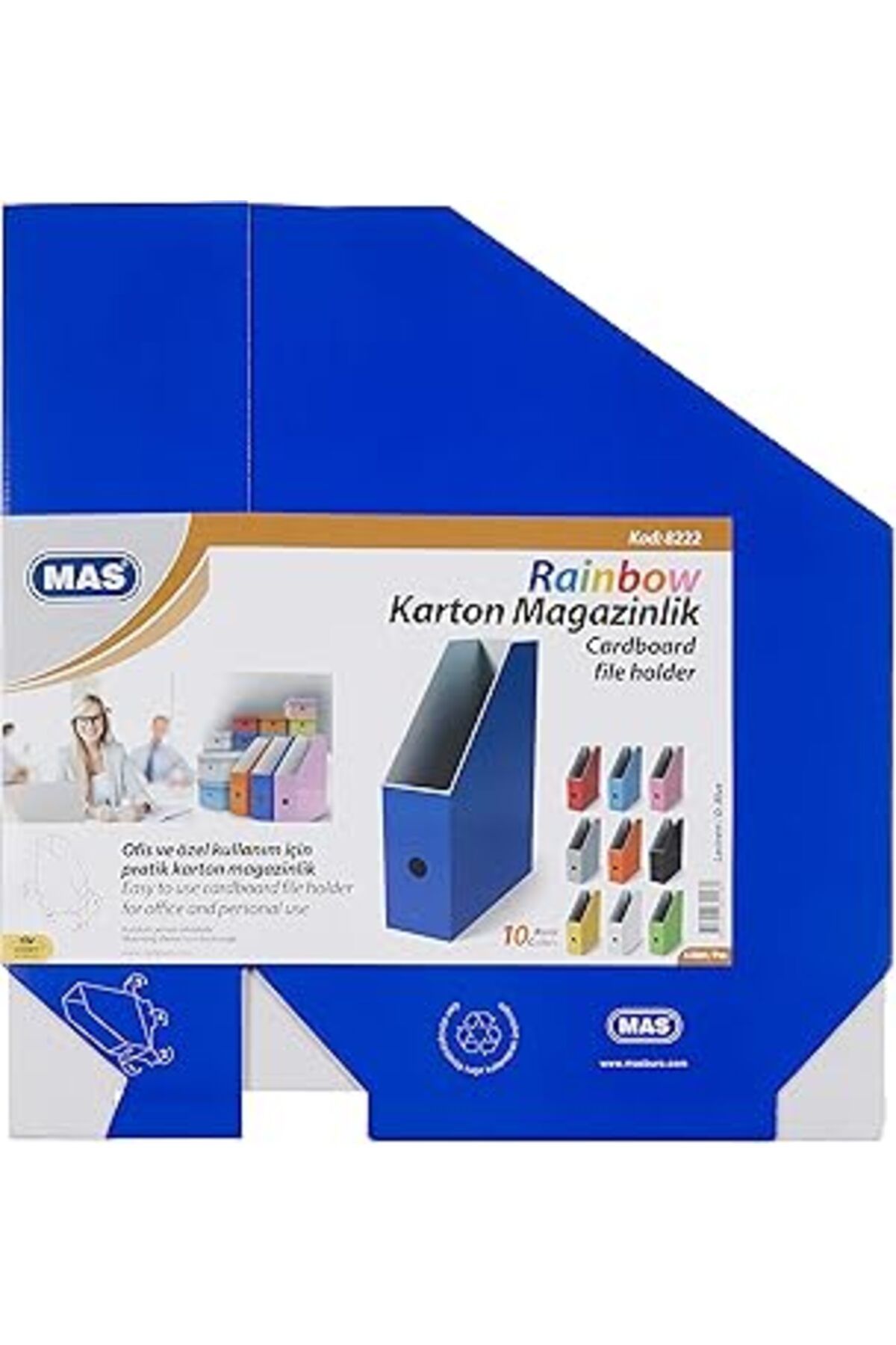 Mu Art Ahşap Mas Karton Magazinlik, Lacivert
