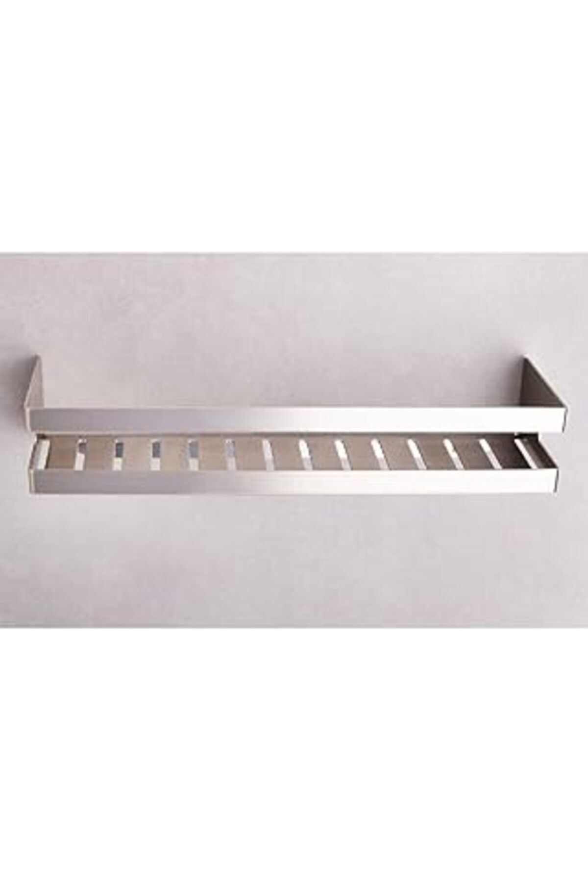 Mu Art Duş Raf Sistemi Saten Rengi 98X100X400 Mm