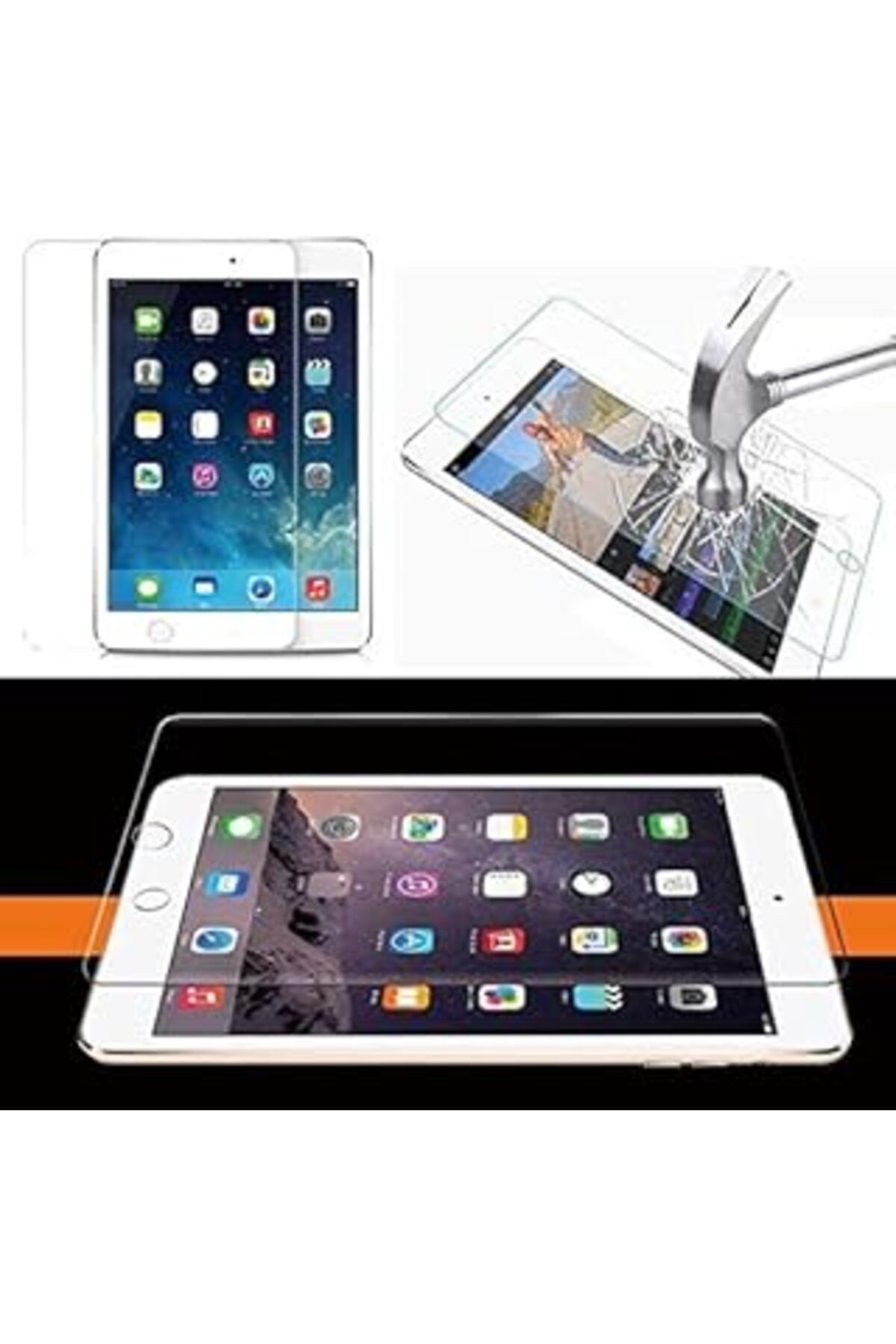 Mu Art Zore Apple Ipad Mini 4 Temperli Cam Ekran Koruyucu