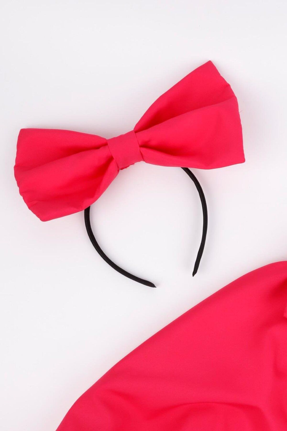 Le Mabelle-Fuchsia Bow Detailed Girl's Balloon Dress - Lolita 5