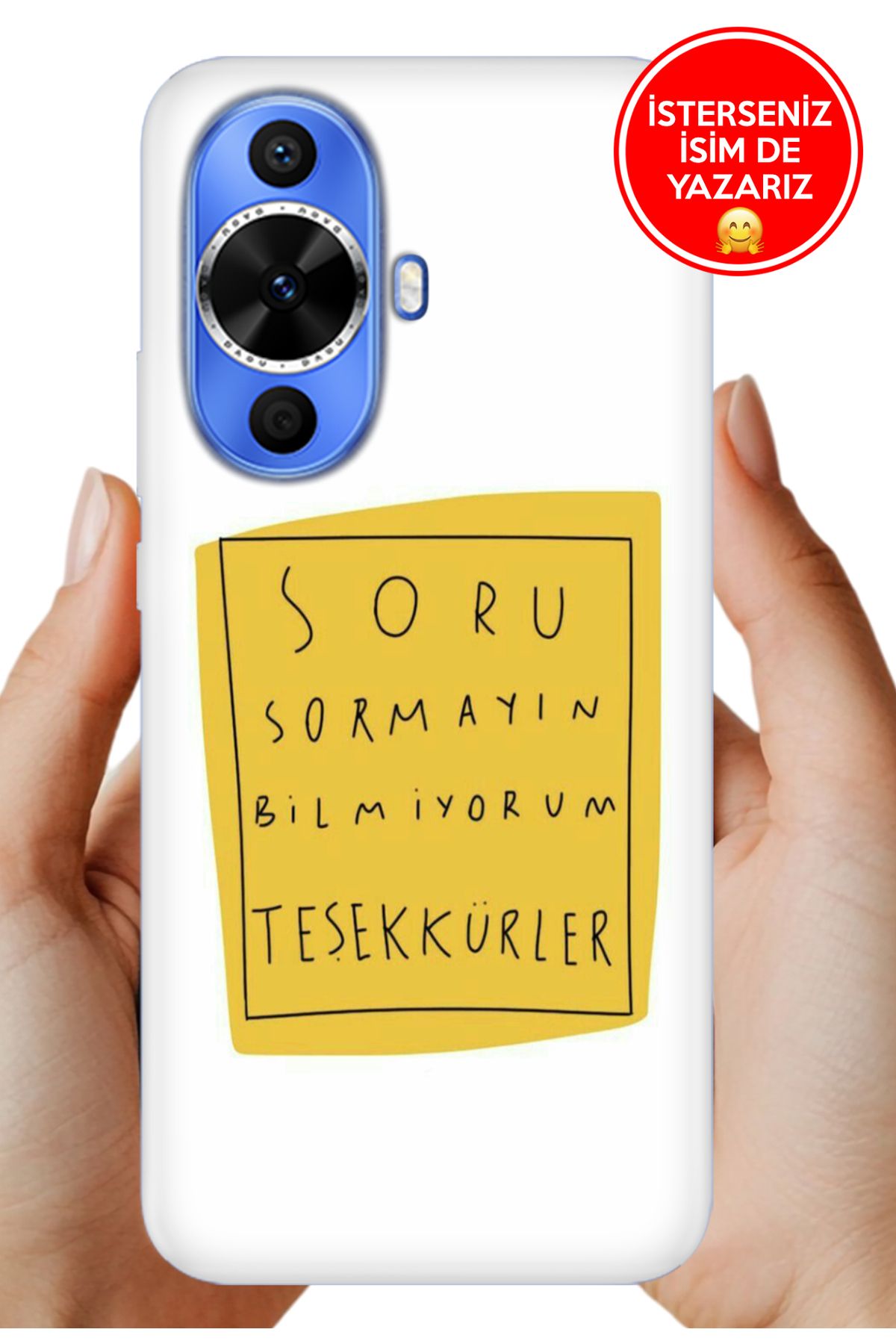 Cekuonline Huawei Nova 12S Kılıf Tam Rubber Esnek Silikon Full Koruma Soru Sormayın