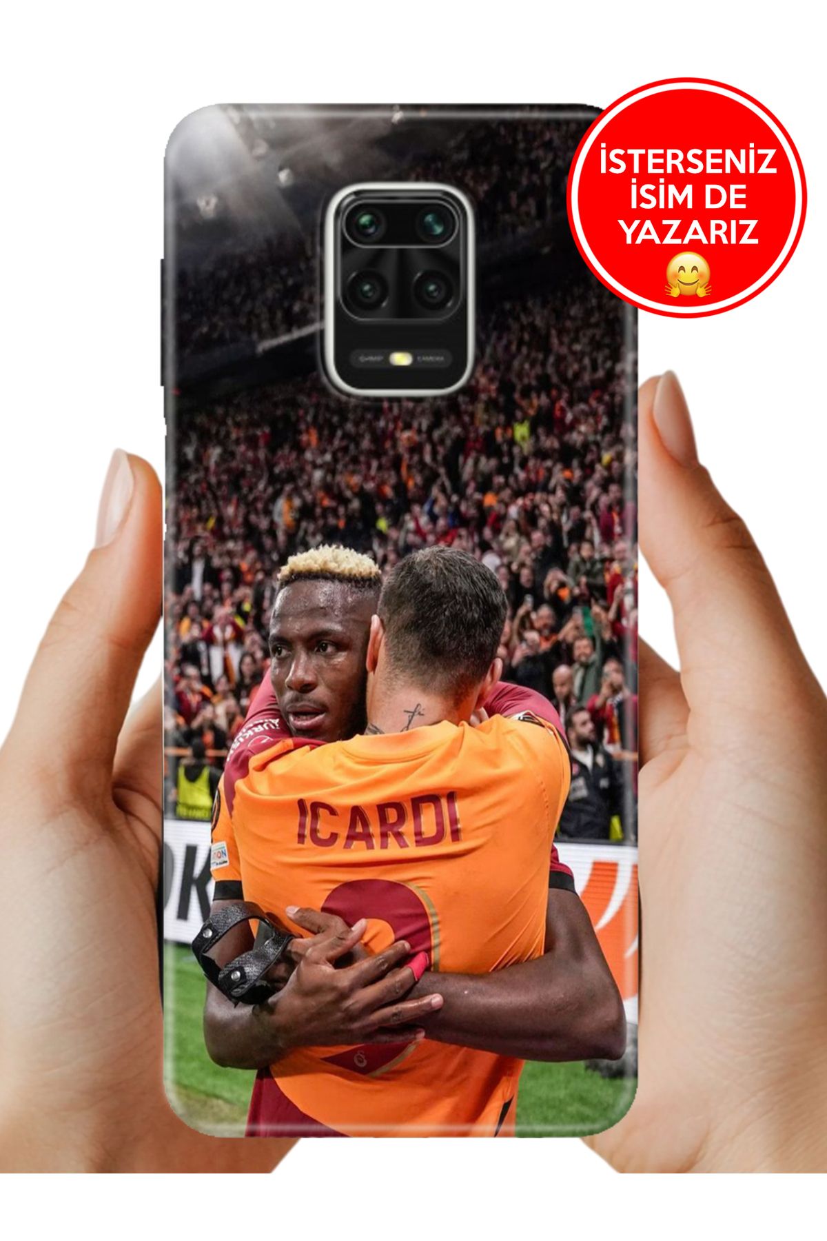 Cekuonline Xiaomi Redmi Note 9 Pro 9S Kılıf Telefon Kılıfı Tasarım Kapak Victor ve Mauro