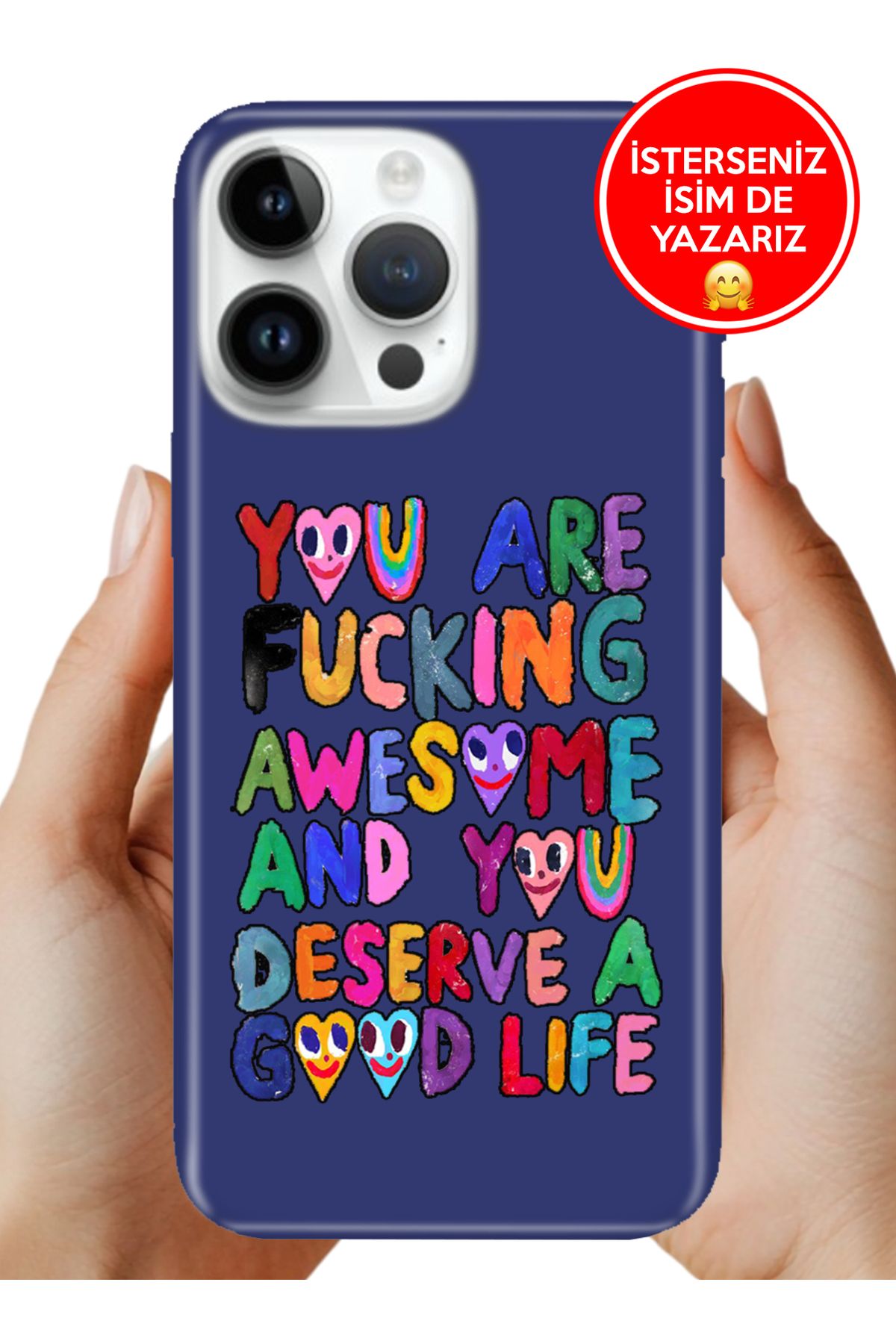 Cekuonline iPhone 16 Pro Kılıf FullCover Resimli Desenli Silikon Deserve