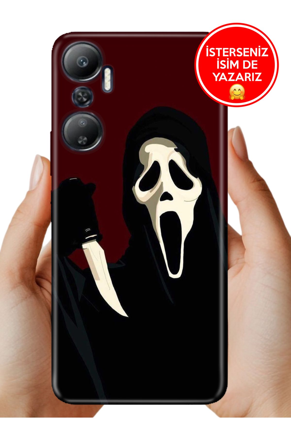 Cekuonline İnfinix Hot 20 Kılıf Tam Rubber Esnek Silikon Full Koruma ScreamFilm