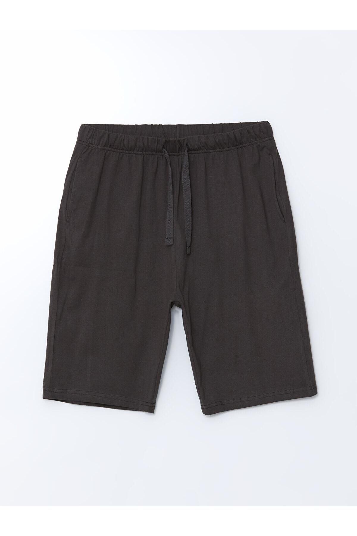LC Waikiki-Σετ ανδρικών πιτζάμες Standard Fit με σορτς 3
