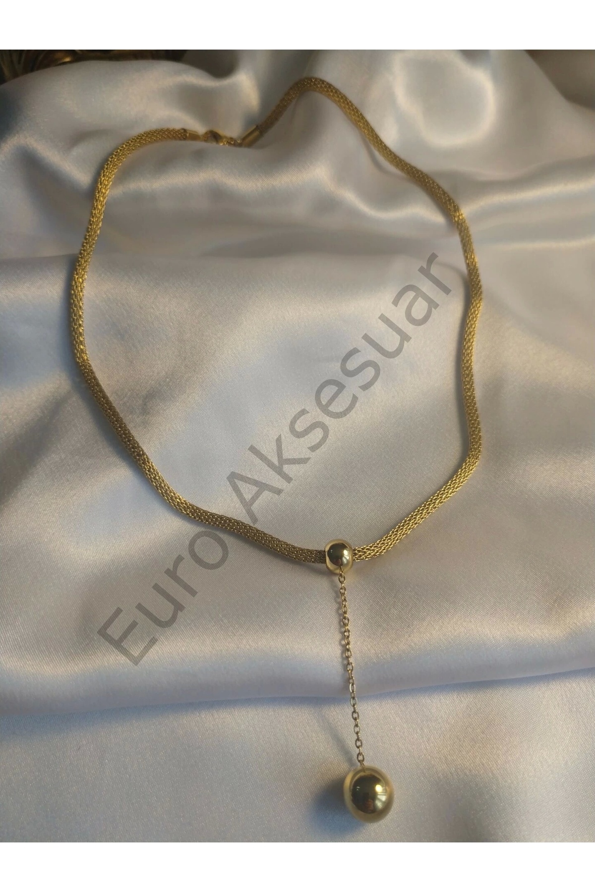 stainless steell-Wicker Chain Topcuk Necklace 3