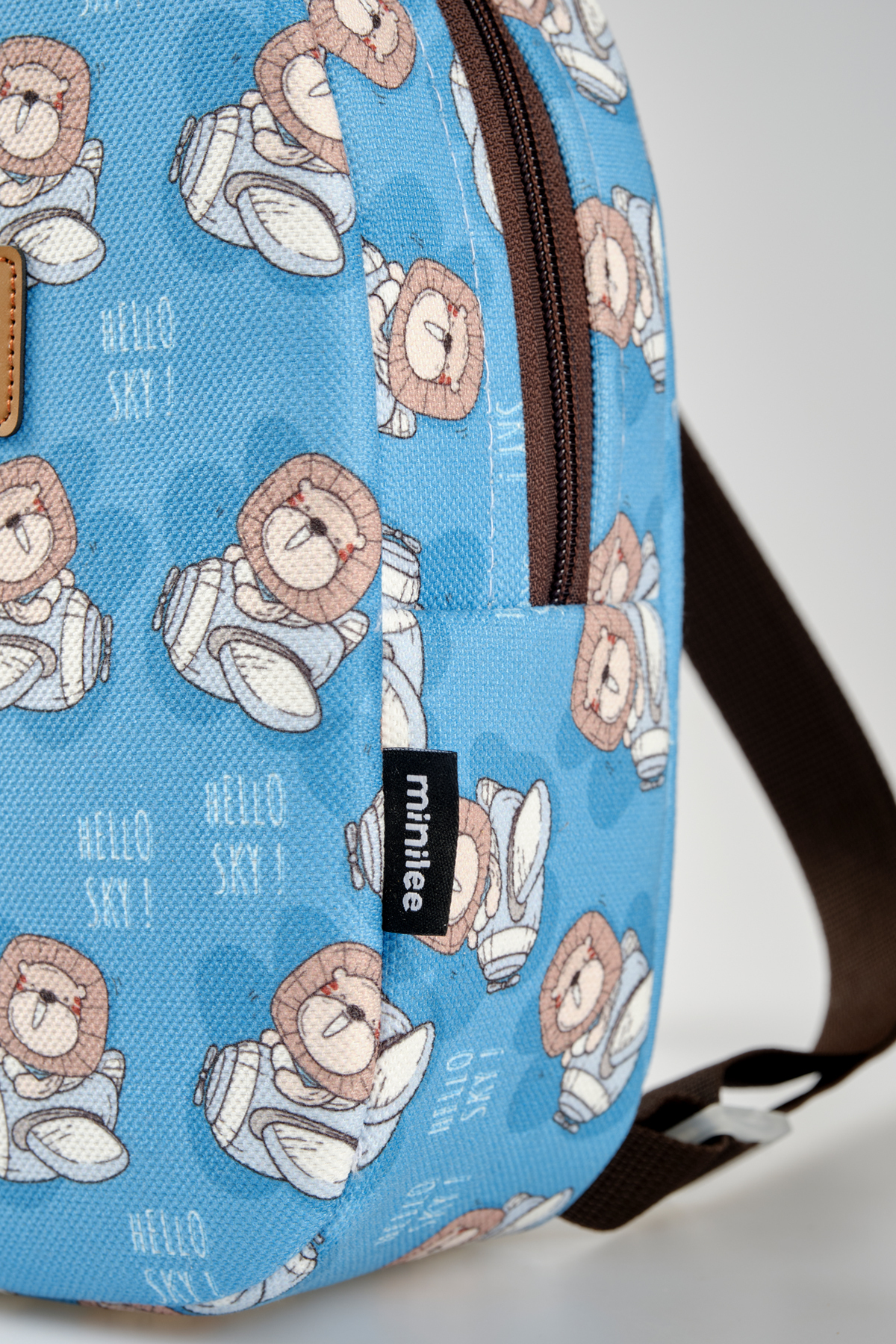 Minilee  KİŞİYE ÖZEL İSİMLİ - Hello Sky 0-8 Yaş - Kreş, Anaokulu Çocuk Sırt Çantası - Görsel 6