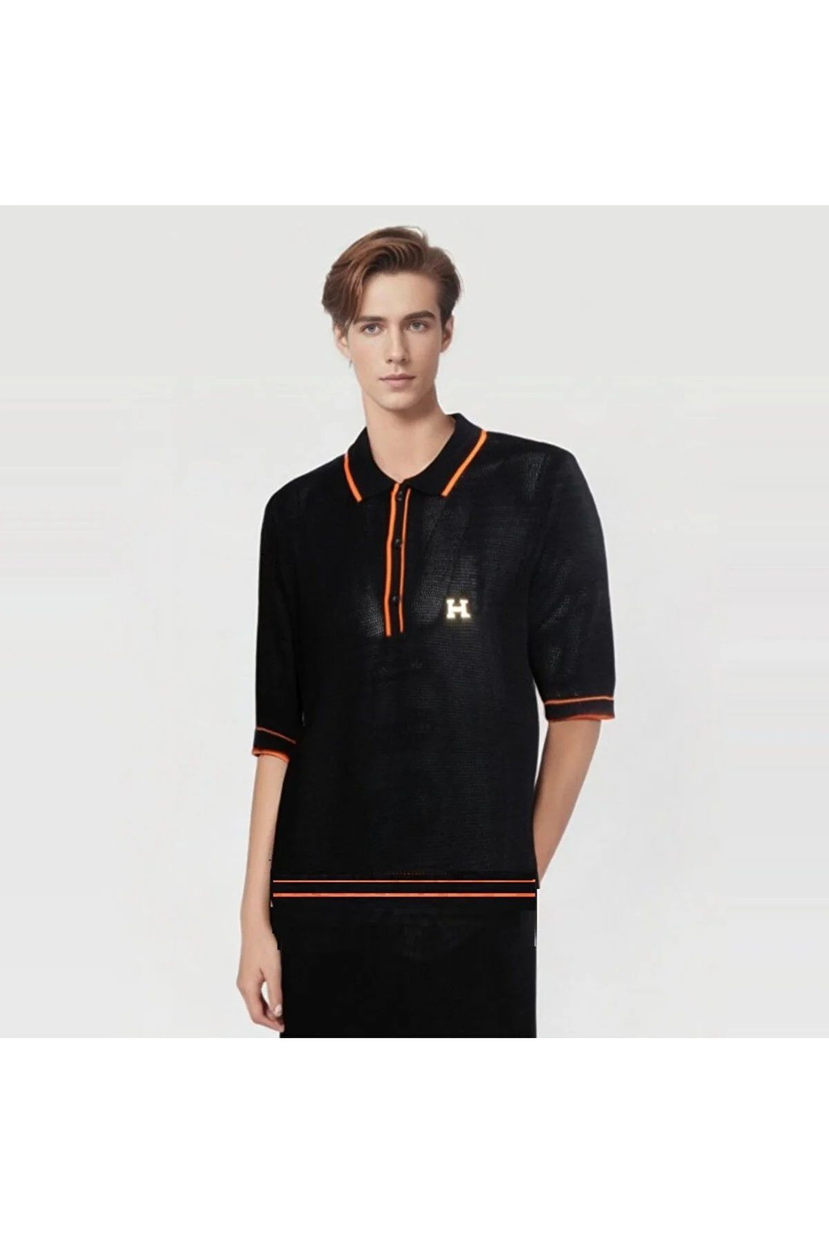 Lacoste Sport Tricou Polo Pentru Bărbați - Model Herms, Regular Fit, Bumbac Organic, Țesătură Plasă Masculin - L