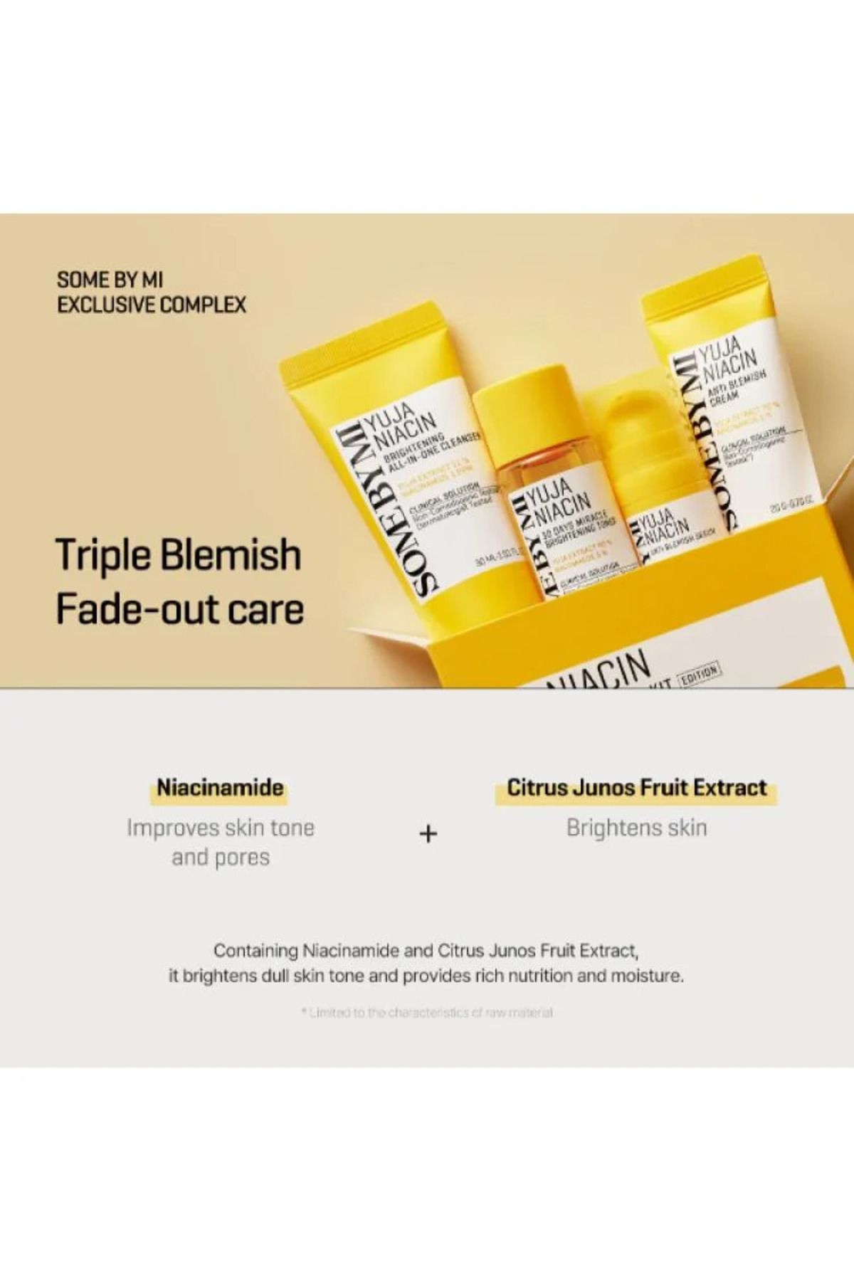 Some By Mi-SOME BY MI Yuja Niacin 30 Days Brightening Kit, 4 Pieces 2