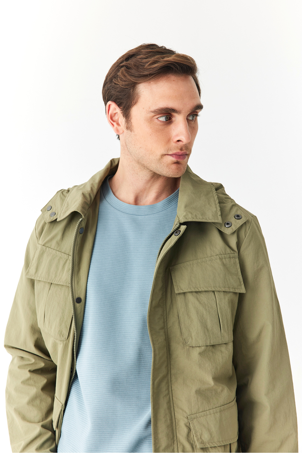 Mudo  KAPÜŞONLU ÇOK CEPLİ YAĞMURLUK - Görsel 4