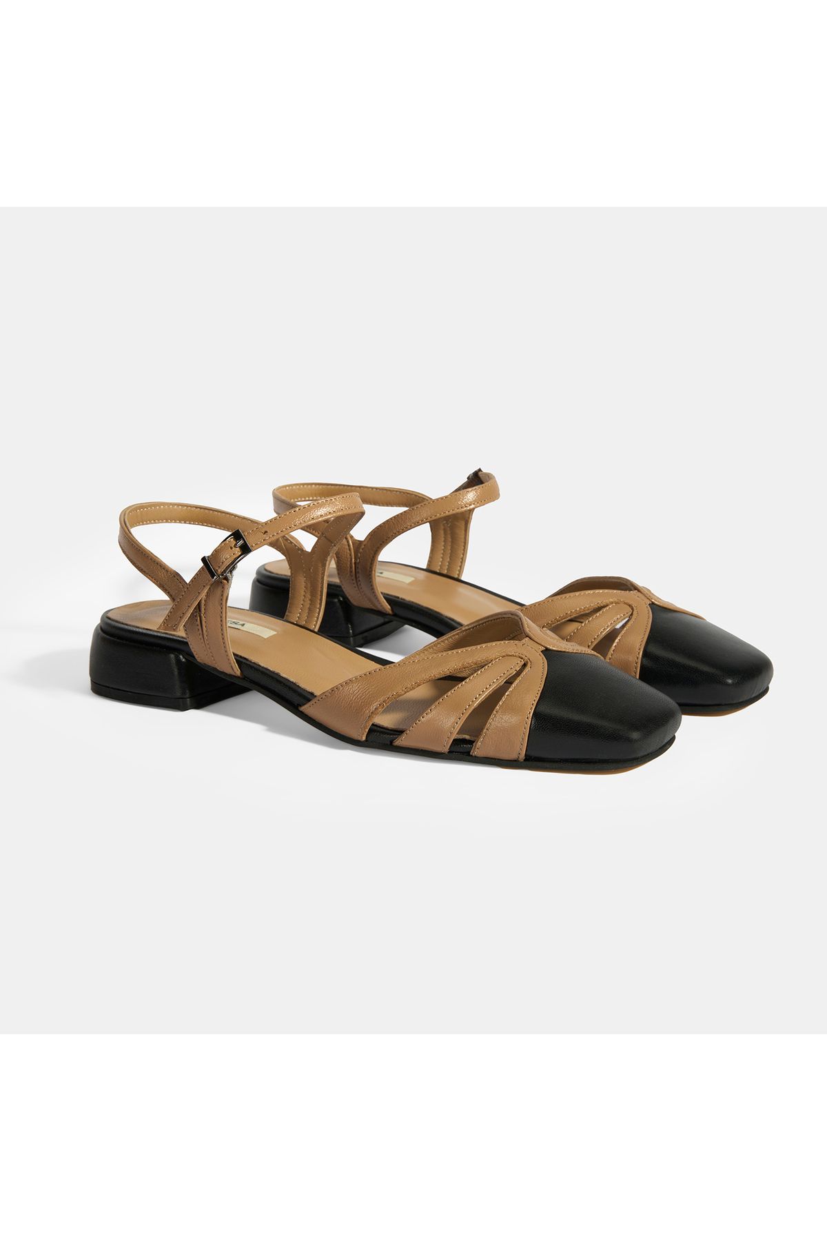 Desa-Pantofi casual de damă, bej, din piele 2